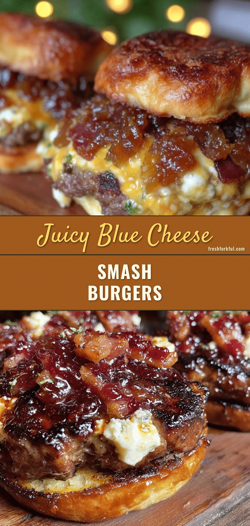 blue cheese stuffed smash burgers recipe