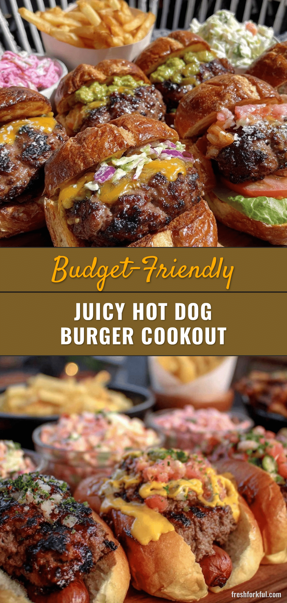 budget-friendly hot dog and burger cookout recipe