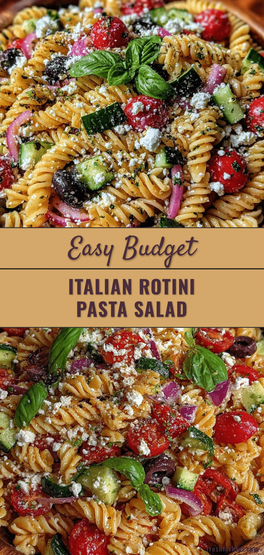 budget italian pasta salad recipe