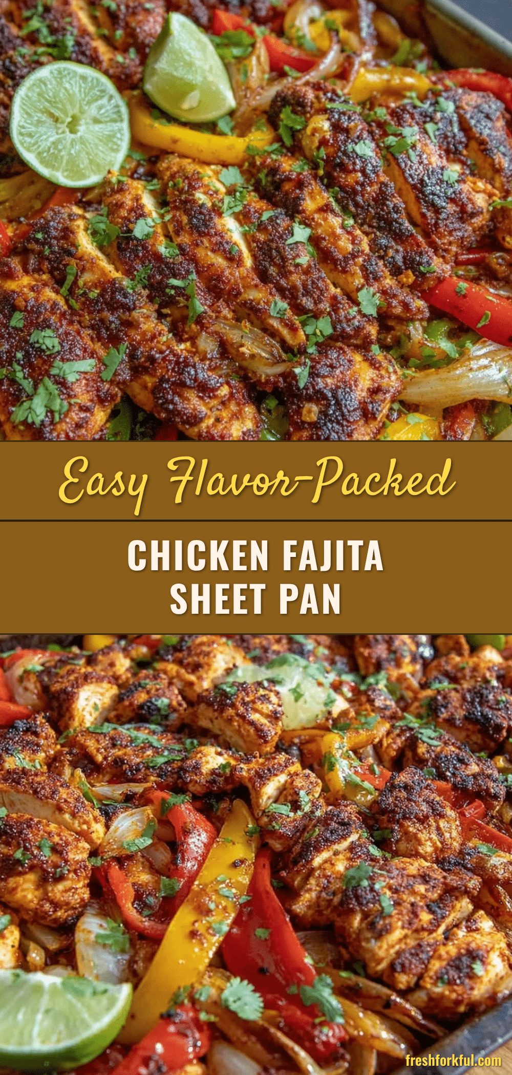 chicken fajita sheet pan recipe recipe