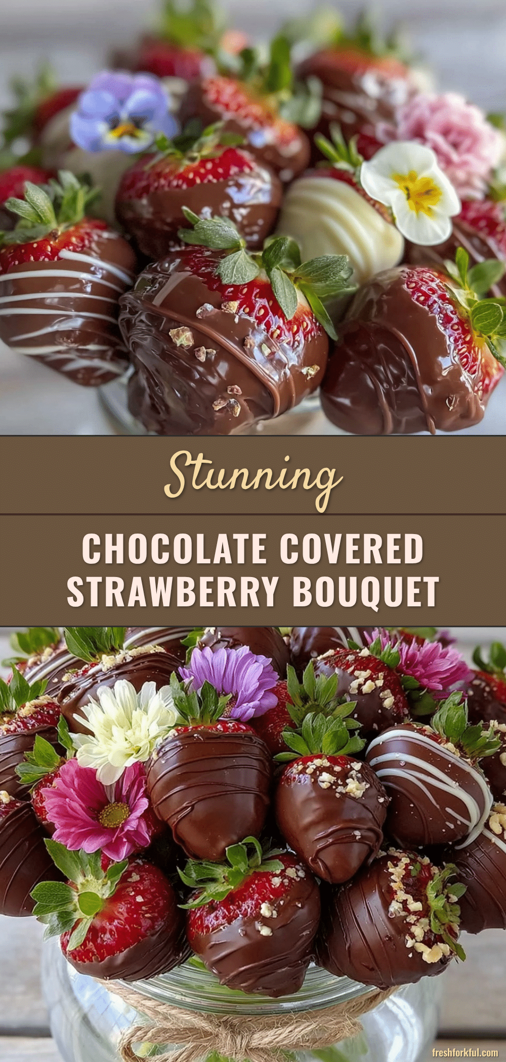 chocolate covered strawberry bouquet recipe