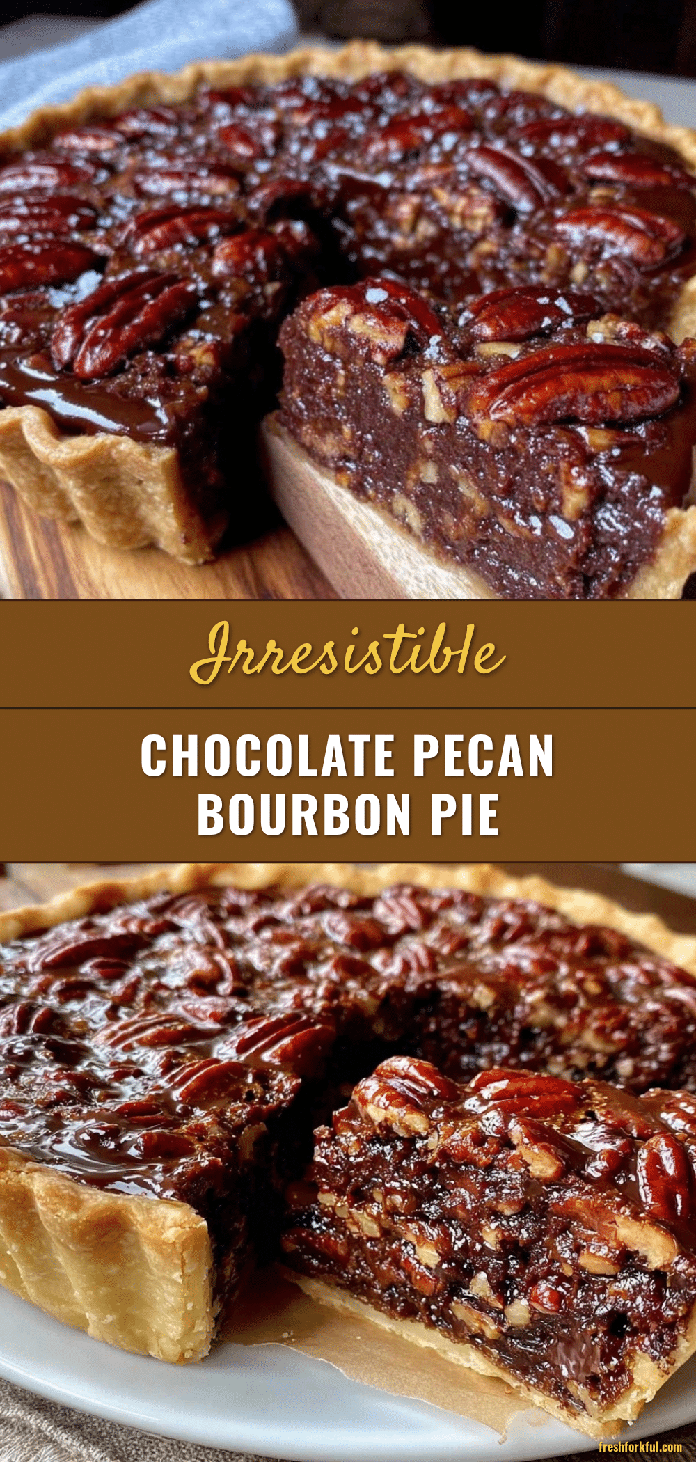 chocolate pecan bourbon pie recipe