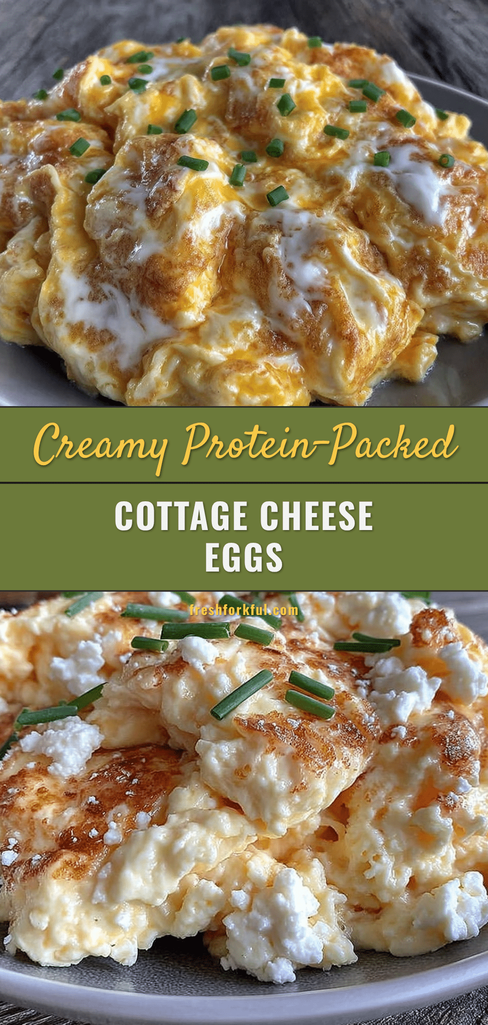 creamy cottage cheese scrambled eggs recipe