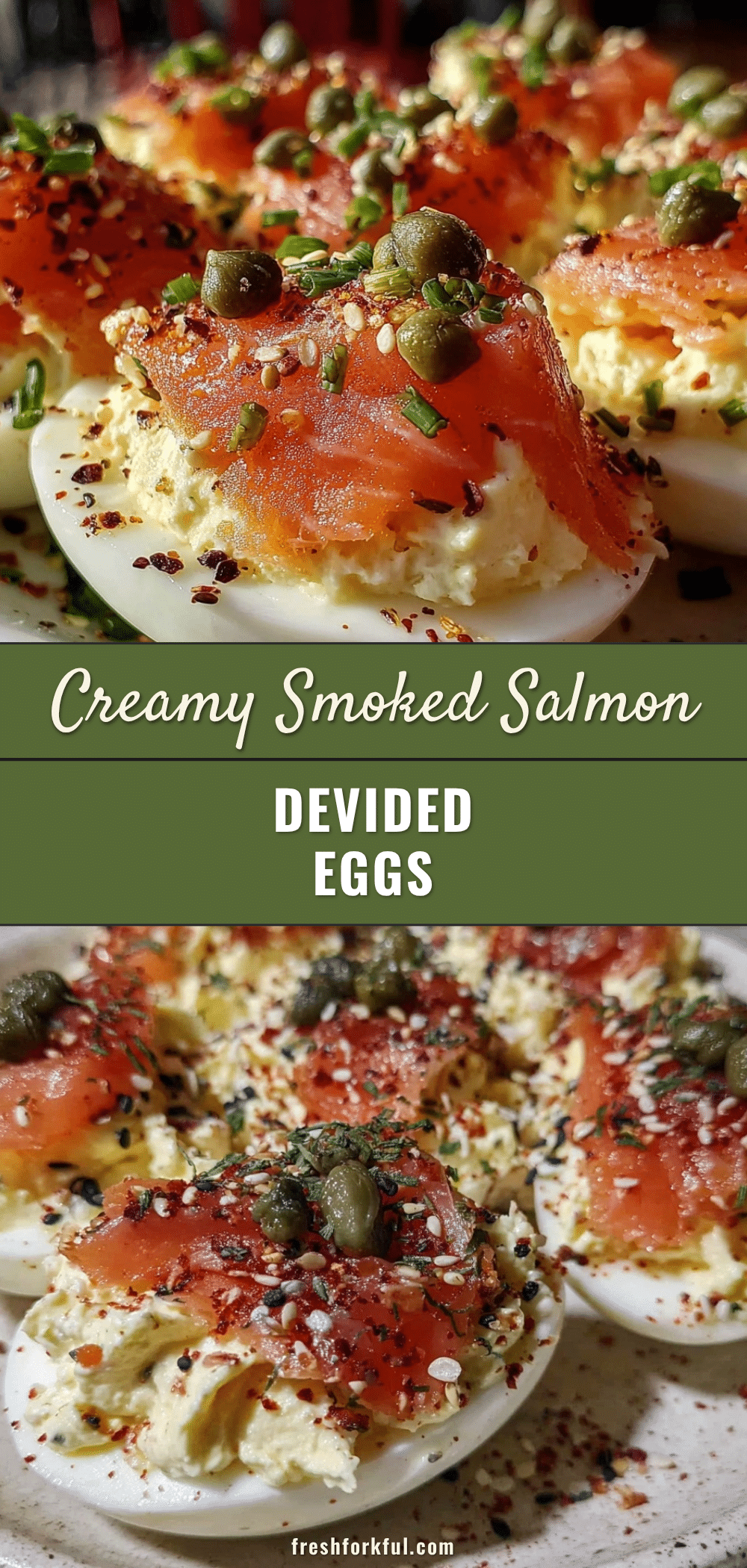 creamy smoked salmon deviled eggs recipe
