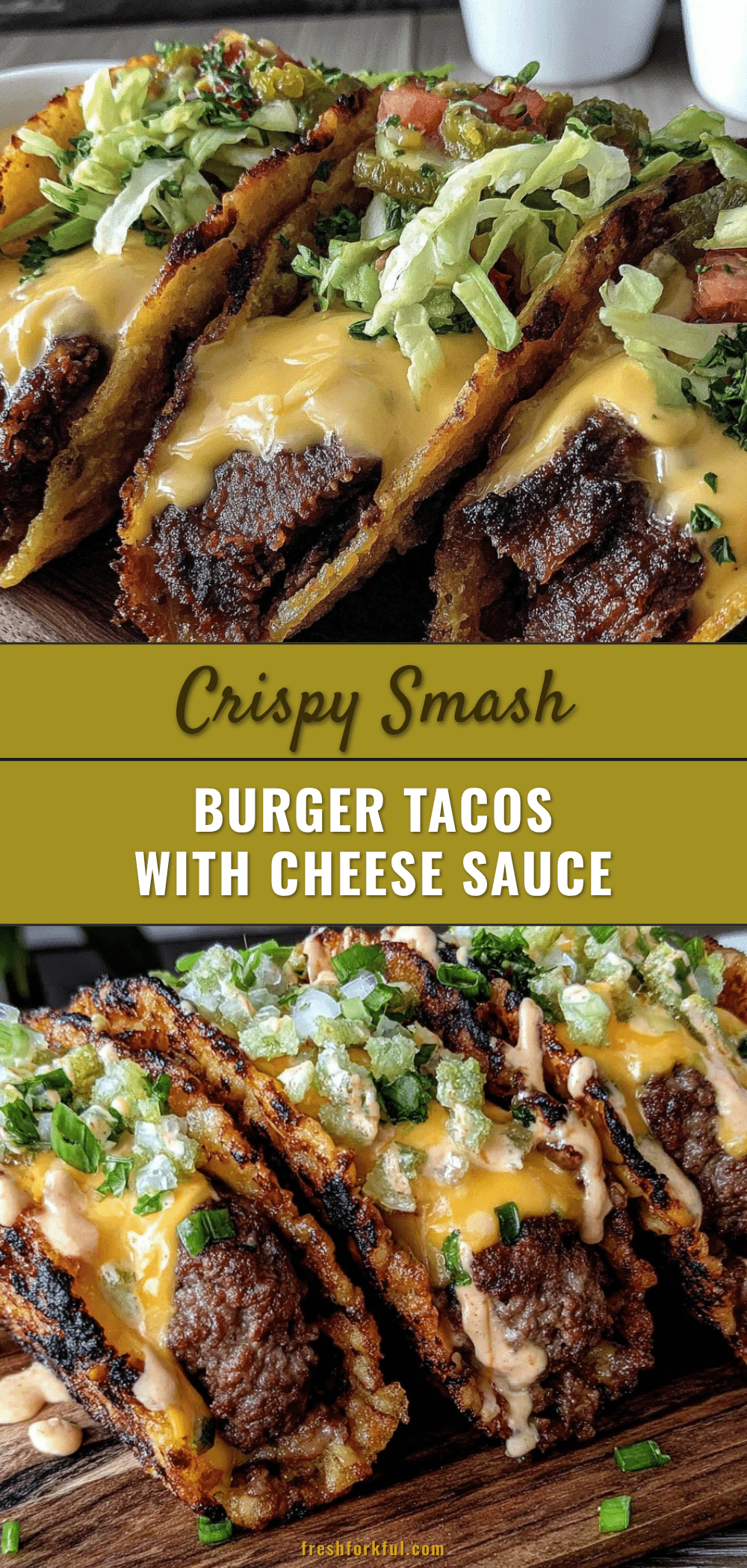 crispy smash burger tacos recipe