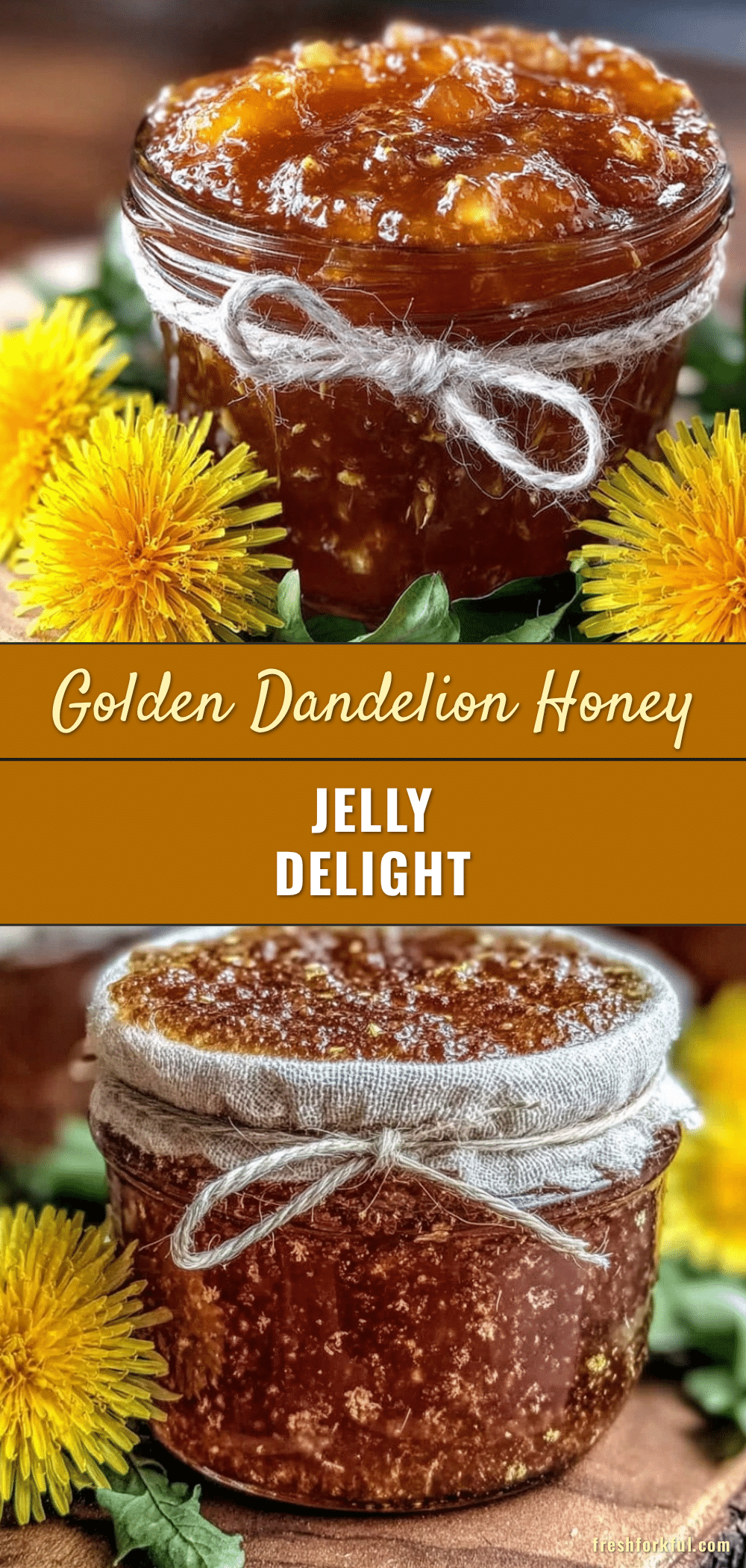 dandelion honey jelly recipe