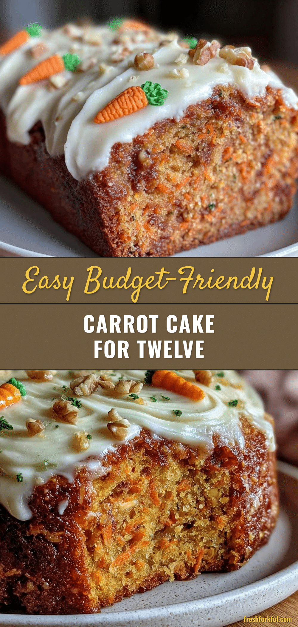 easy budget-friendly carrot cake recipe