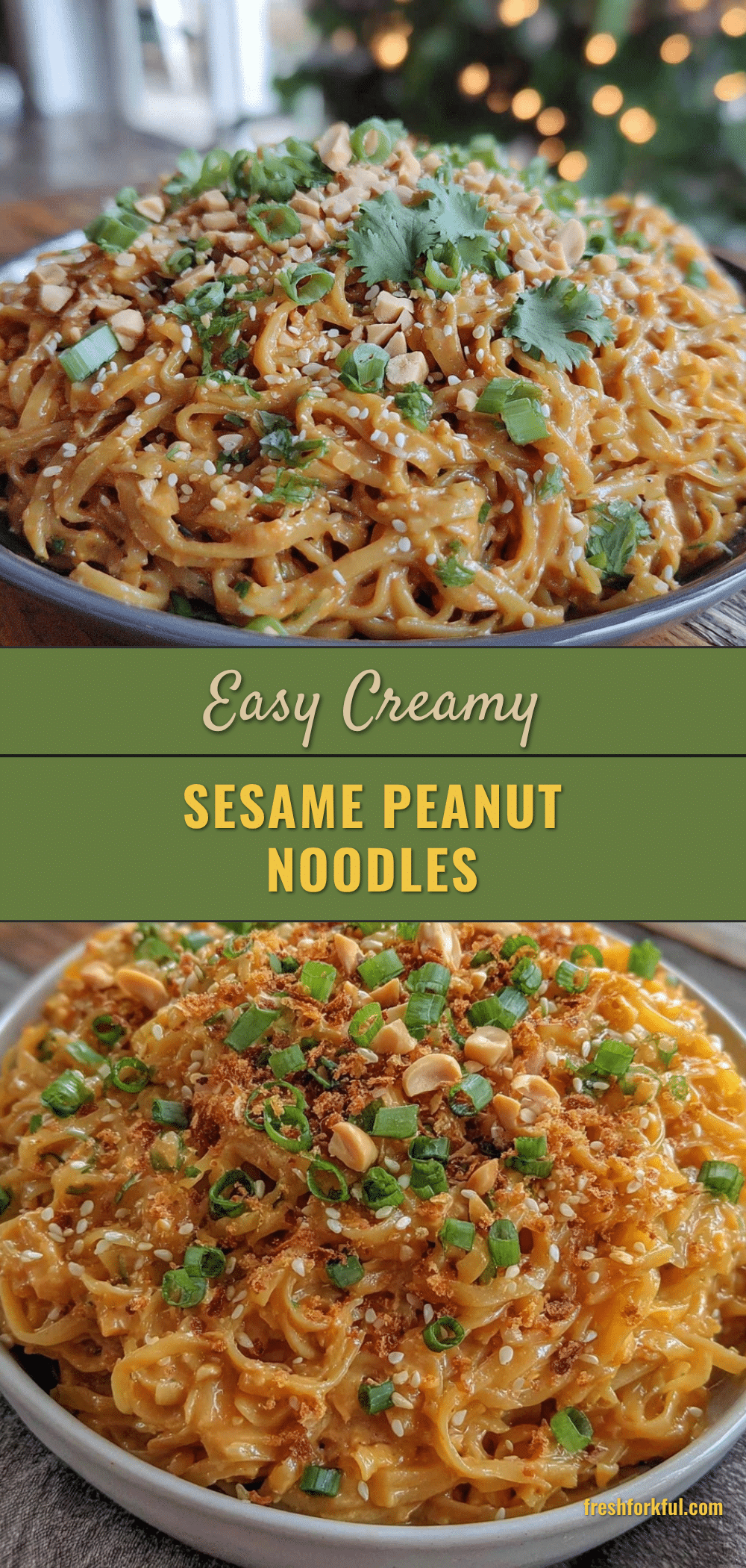 easy creamy sesame peanut noodles recipe