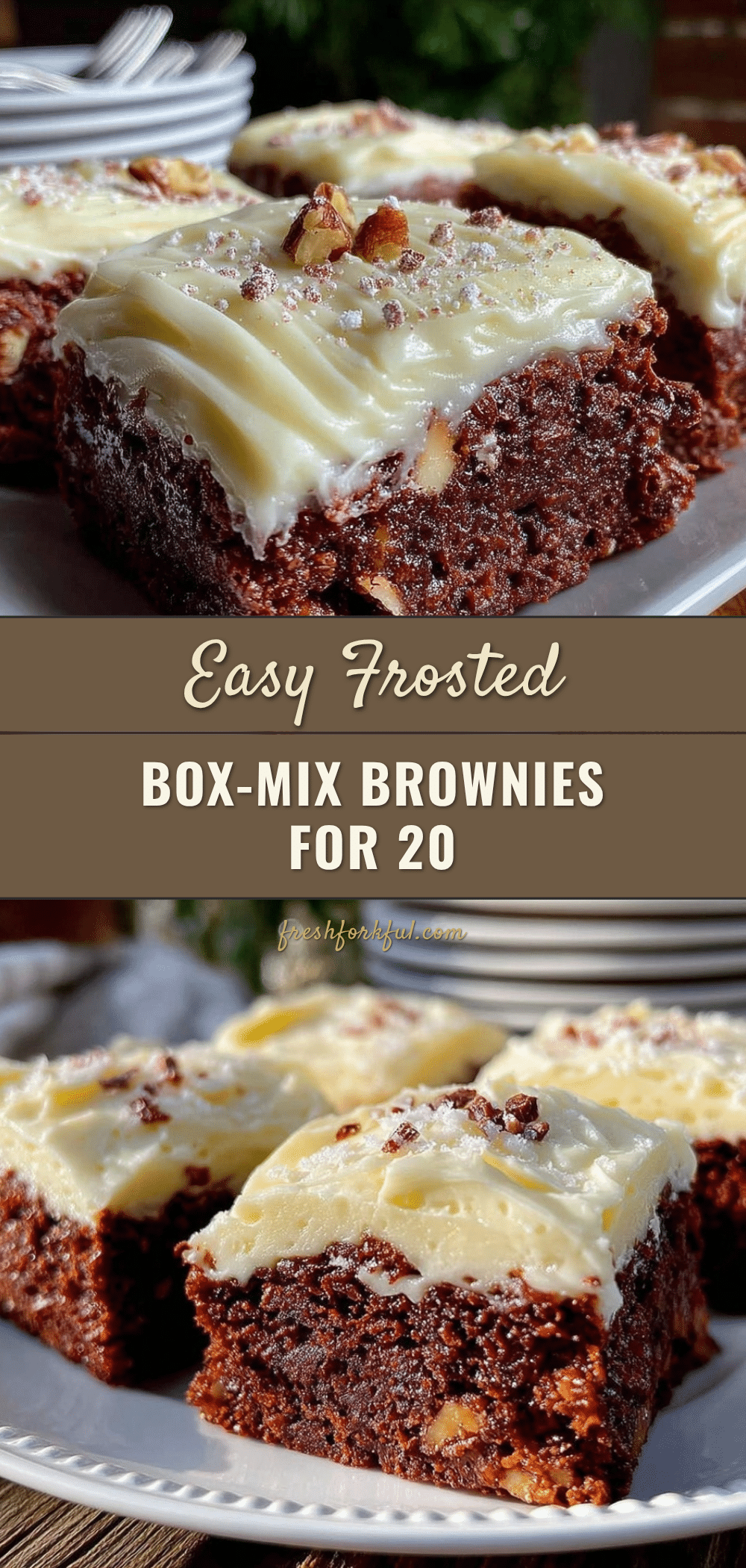 easy frosted box-mix brownies recipe