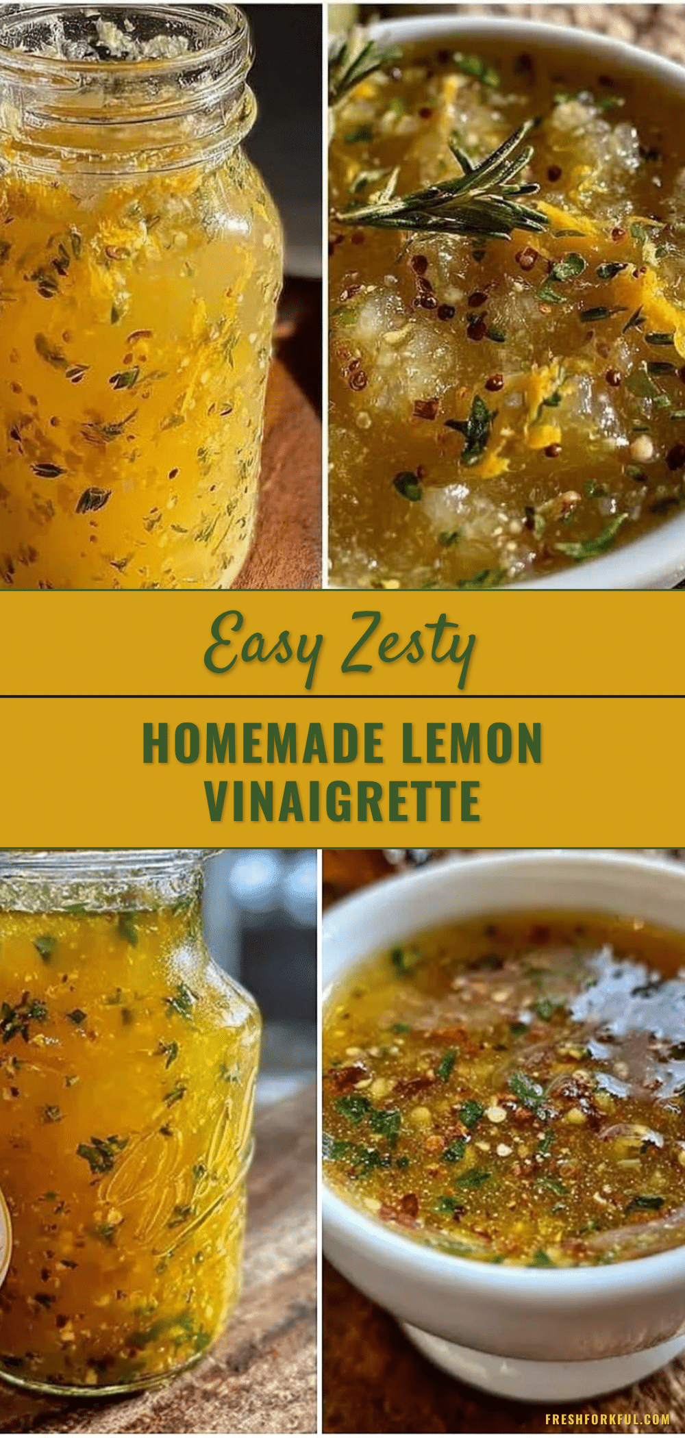 easy homemade lemon vinaigrette recipe