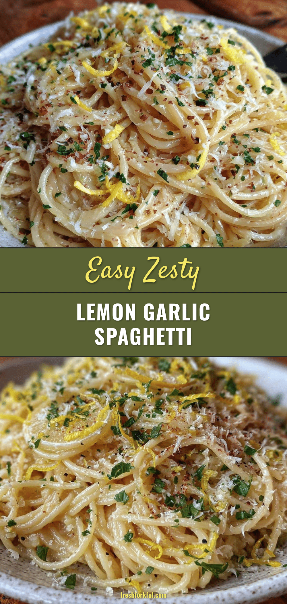 easy lemon garlic spaghetti recipe