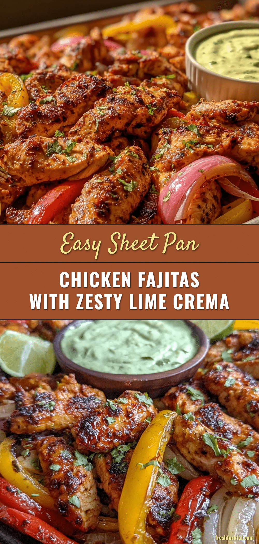 easy sheet pan chicken fajitas recipe
