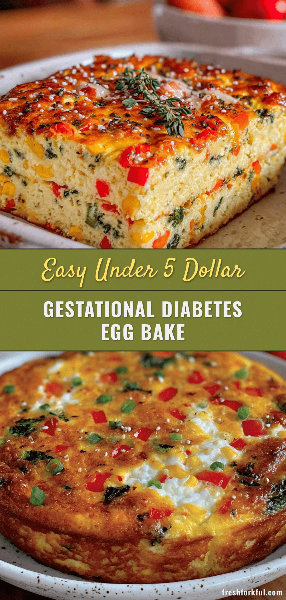 gestational diabetes egg vegetable bake recipe
