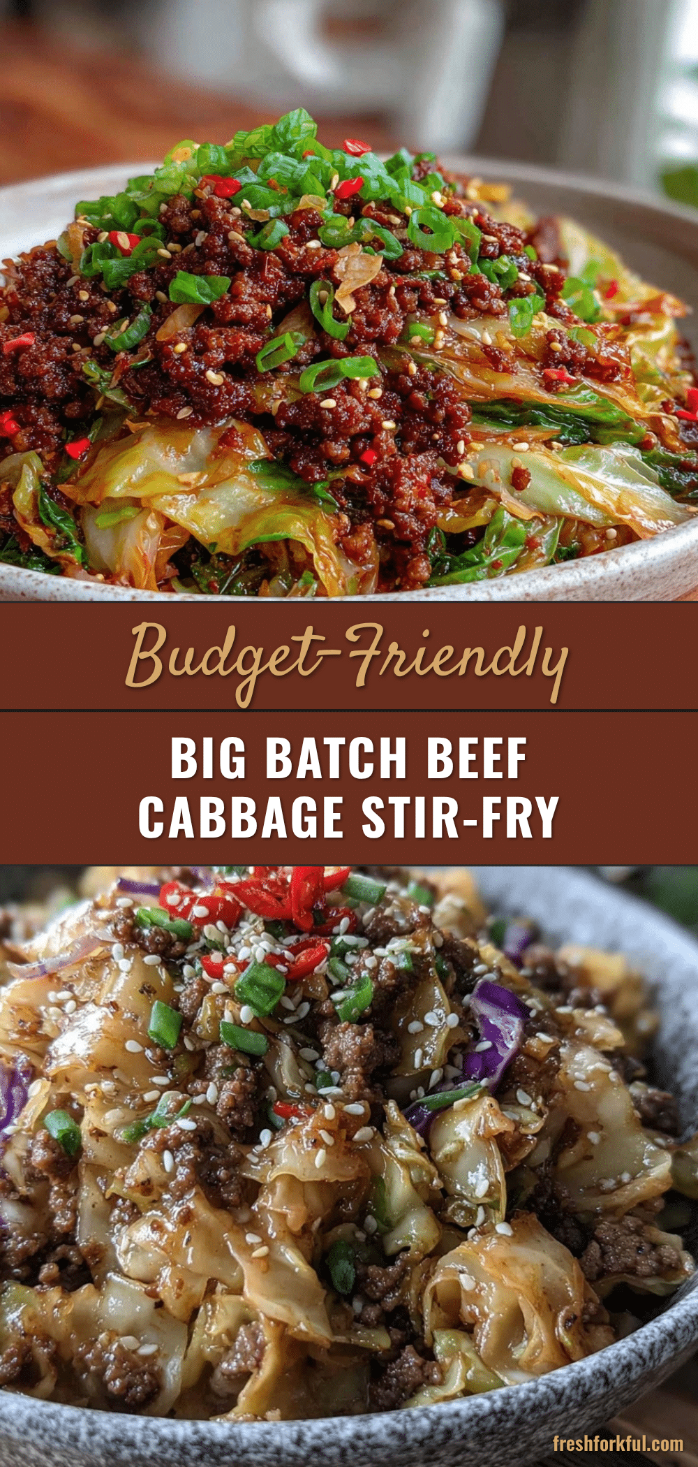 ground beef and cabbage stir-fry recipe