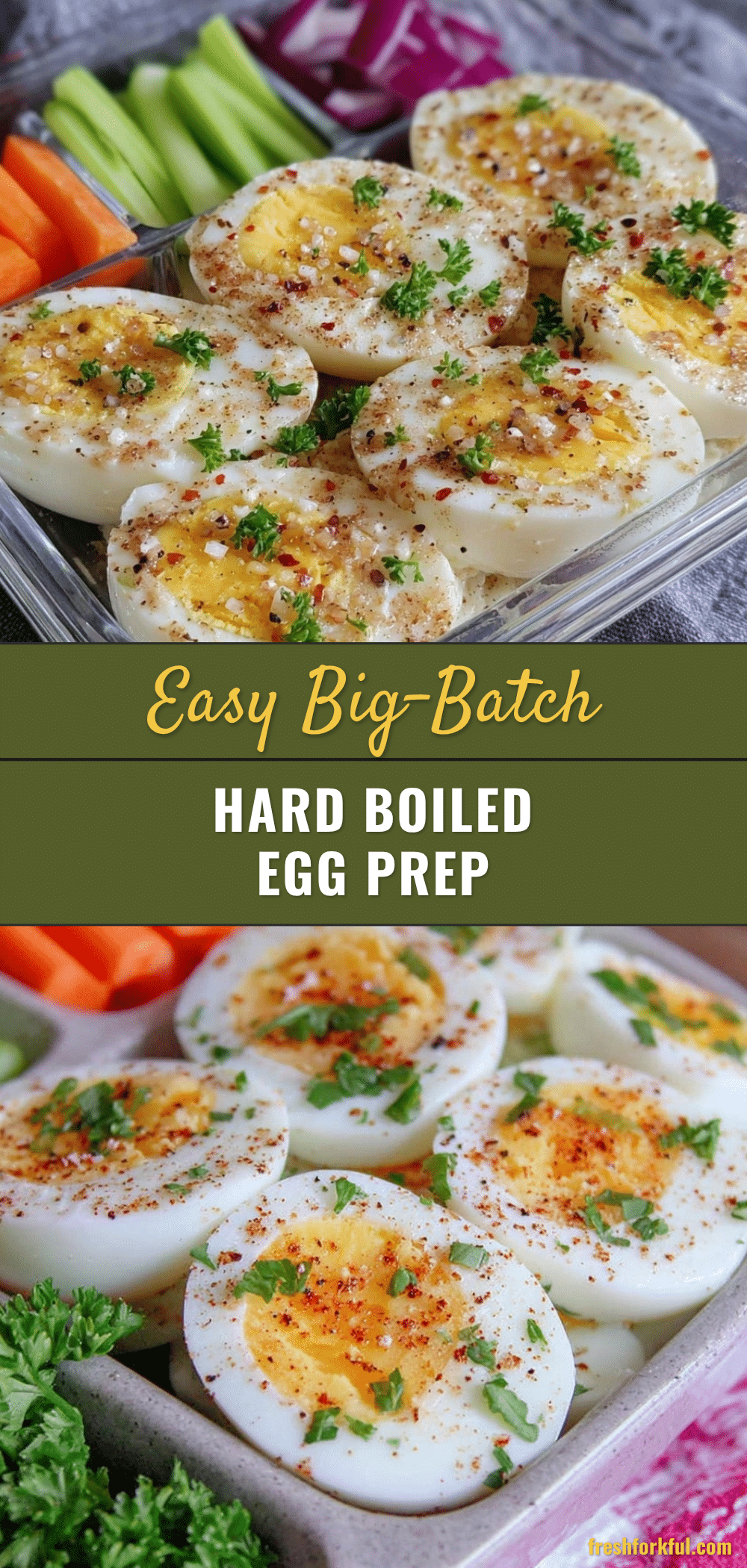 hard boiled egg meal prep recipe