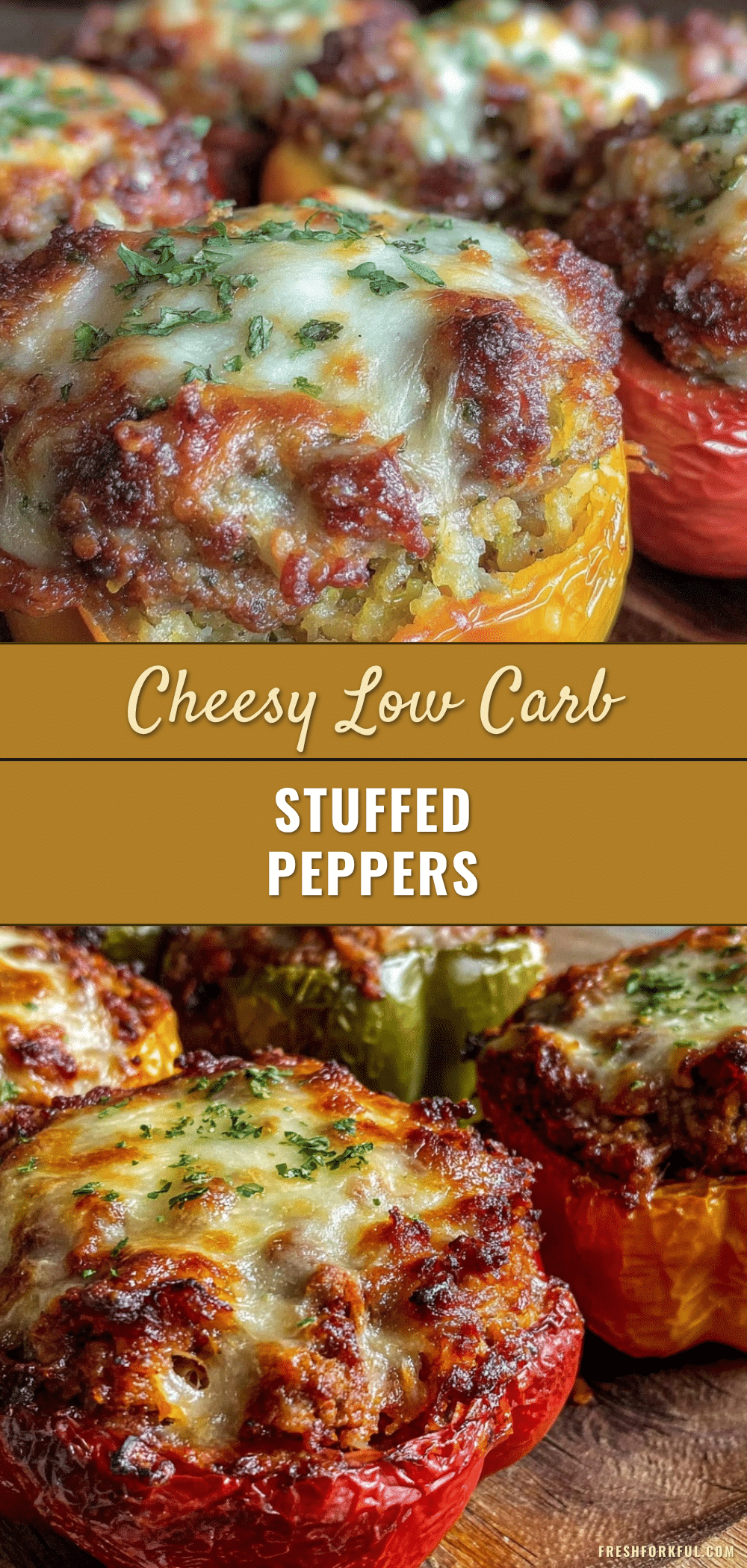 healthy cheesy stuffed bell peppers recipe