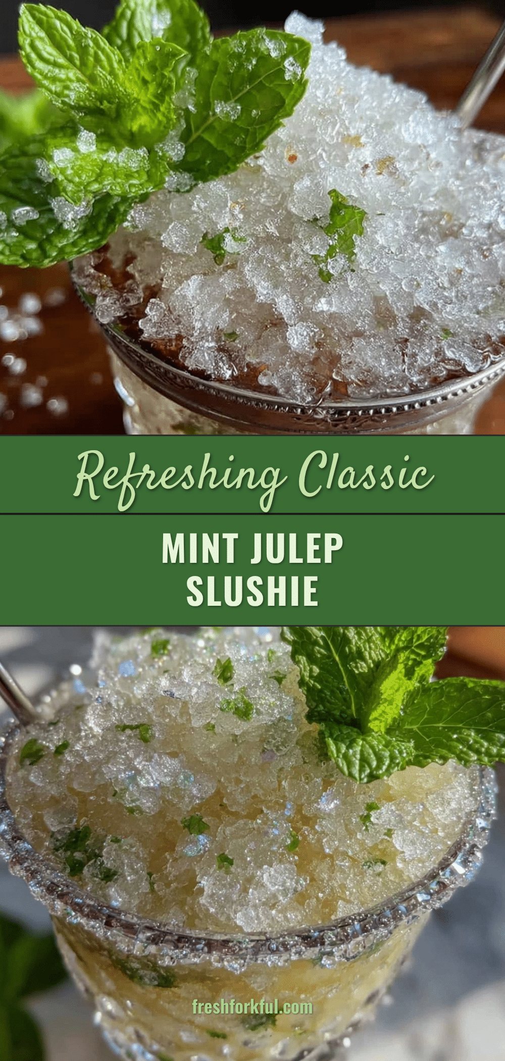 mint julep slushie recipe