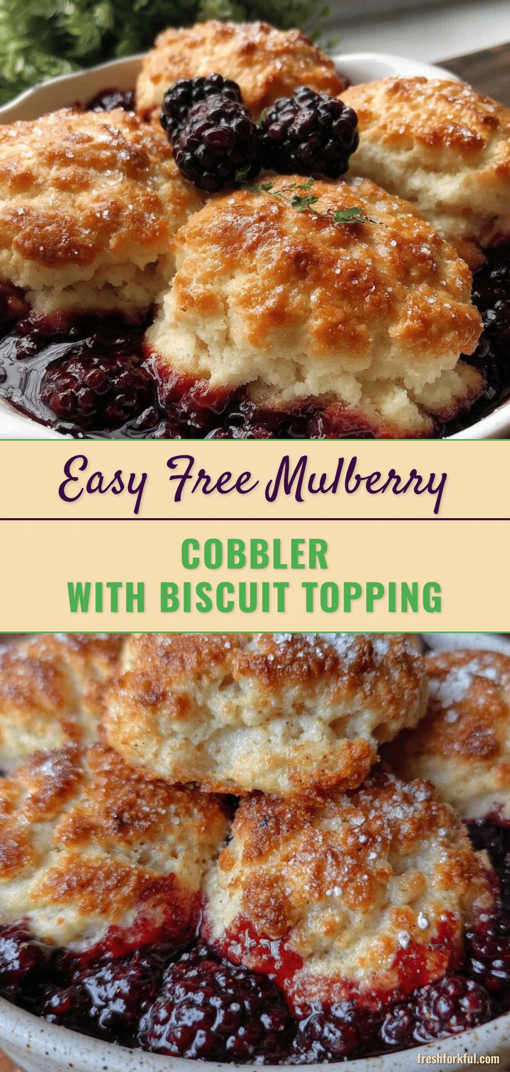mulberry cobbler recipe