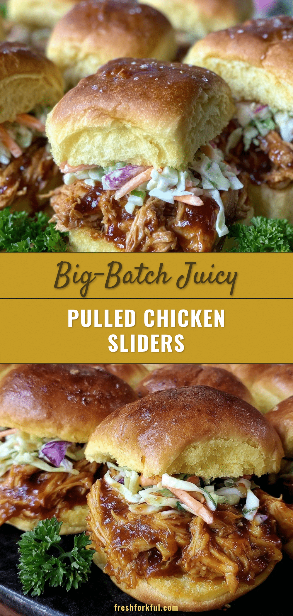 pulled chicken sliders recipe