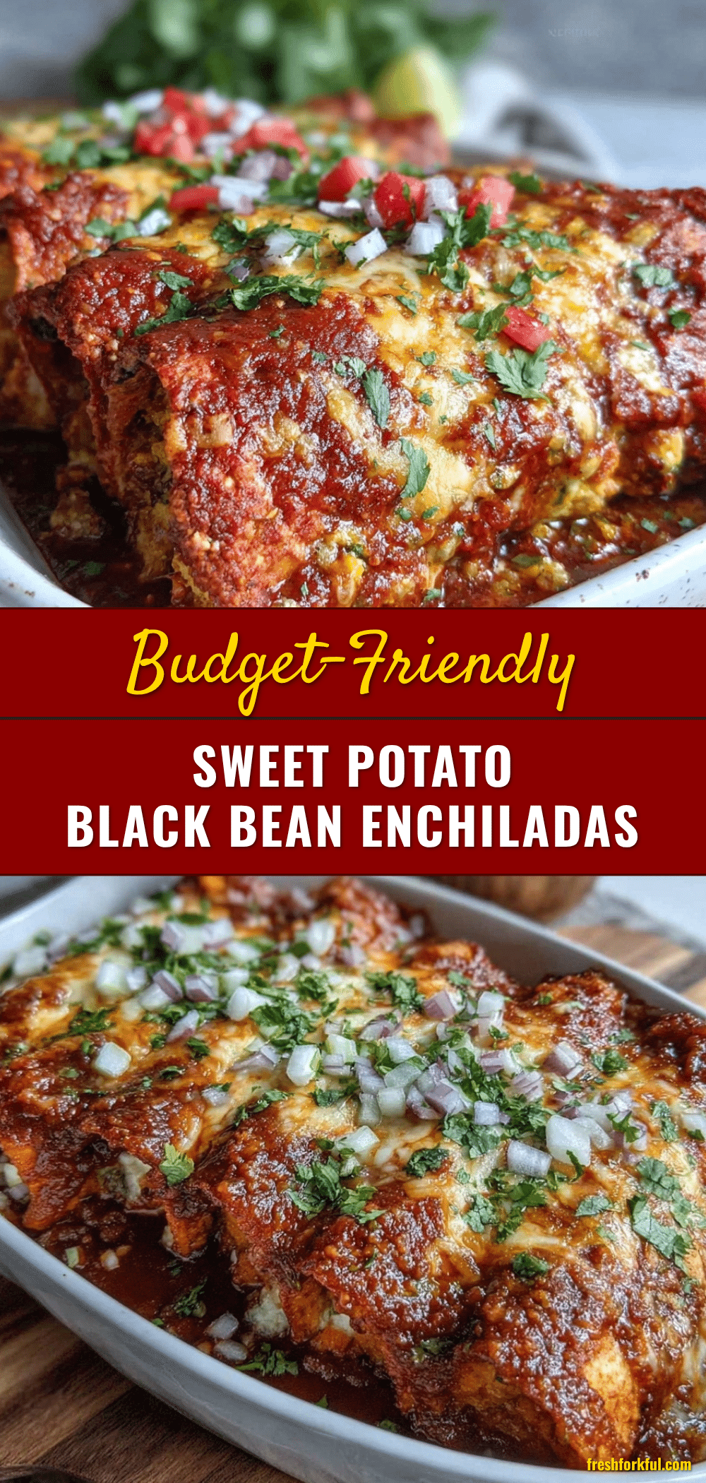 sweet potato and black bean enchiladas recipe