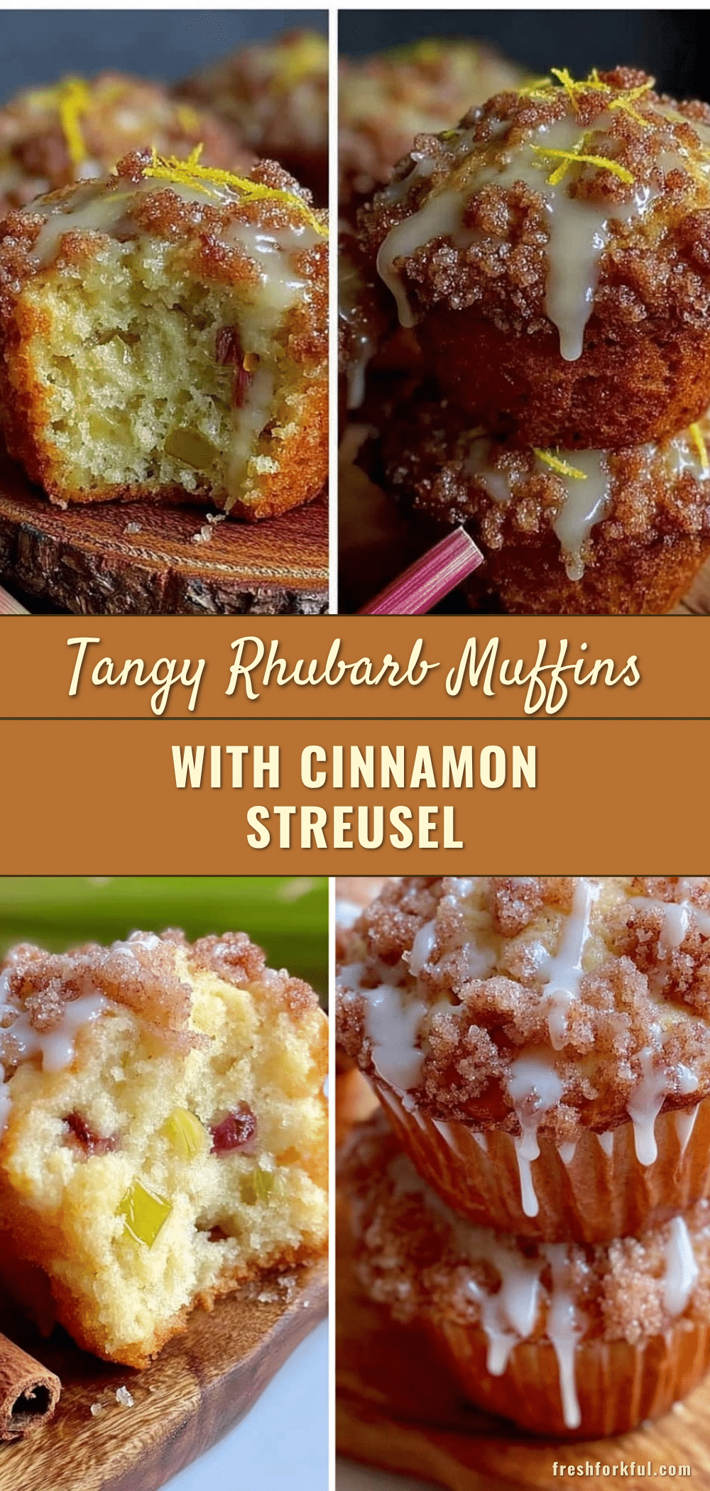 Tender Rhubarb Muffins recipe