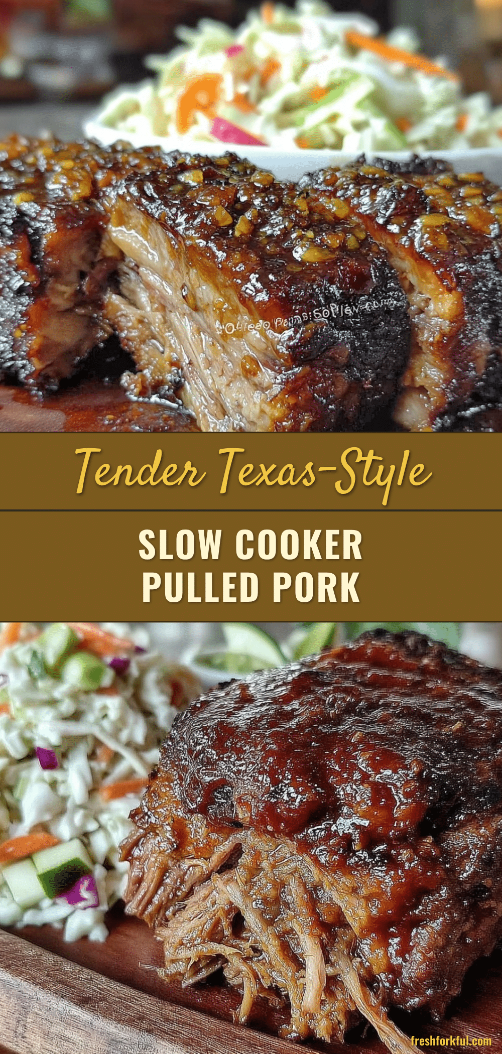 Texas-Style Slow Cooker Pulled Pork Shoulder recipe