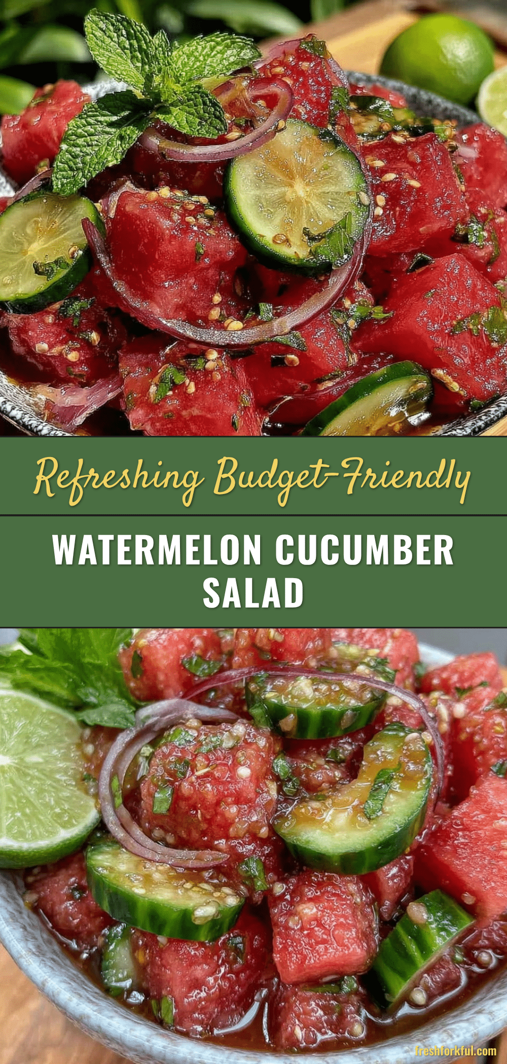 watermelon cucumber salad recipe