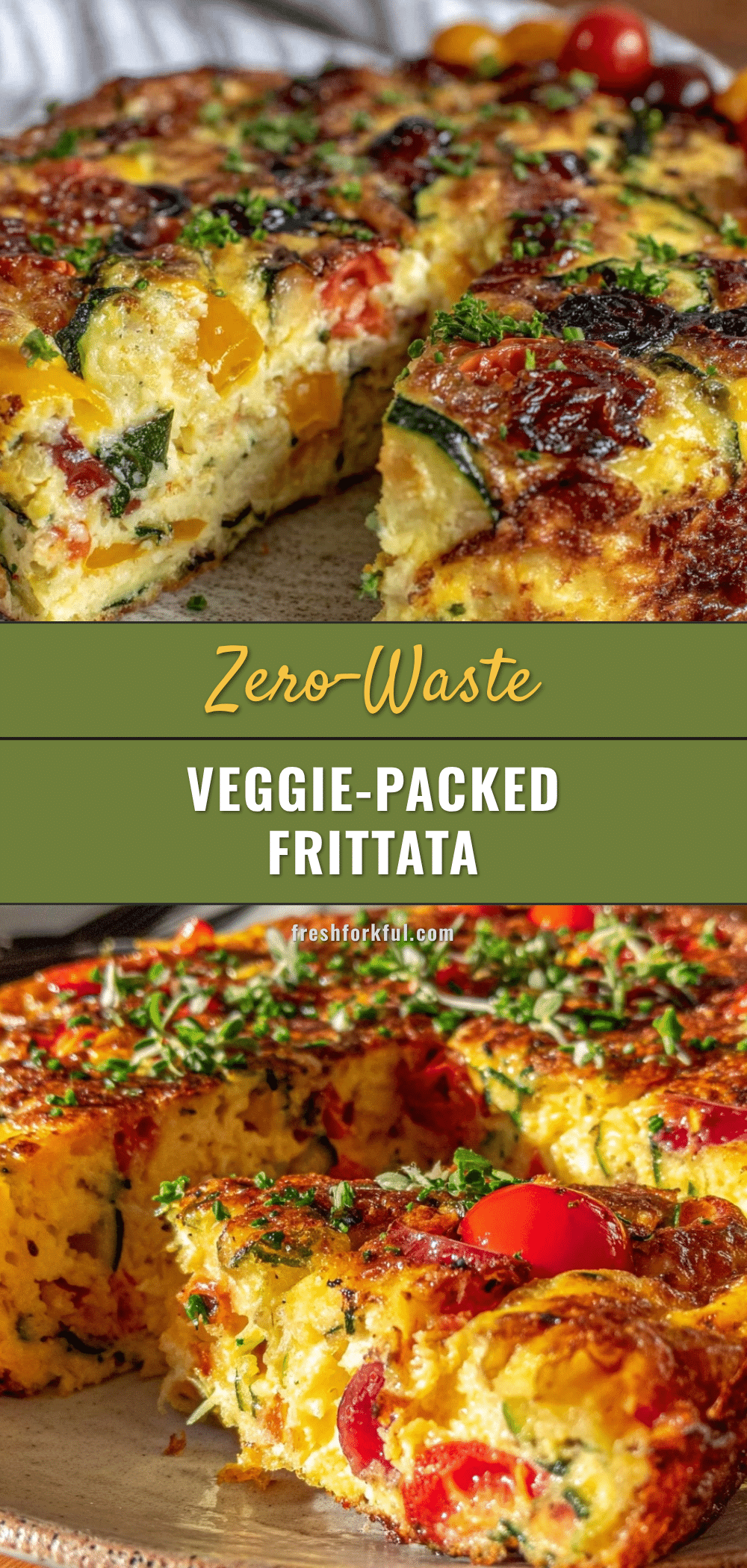 zero-waste veggie-packed frittata recipe