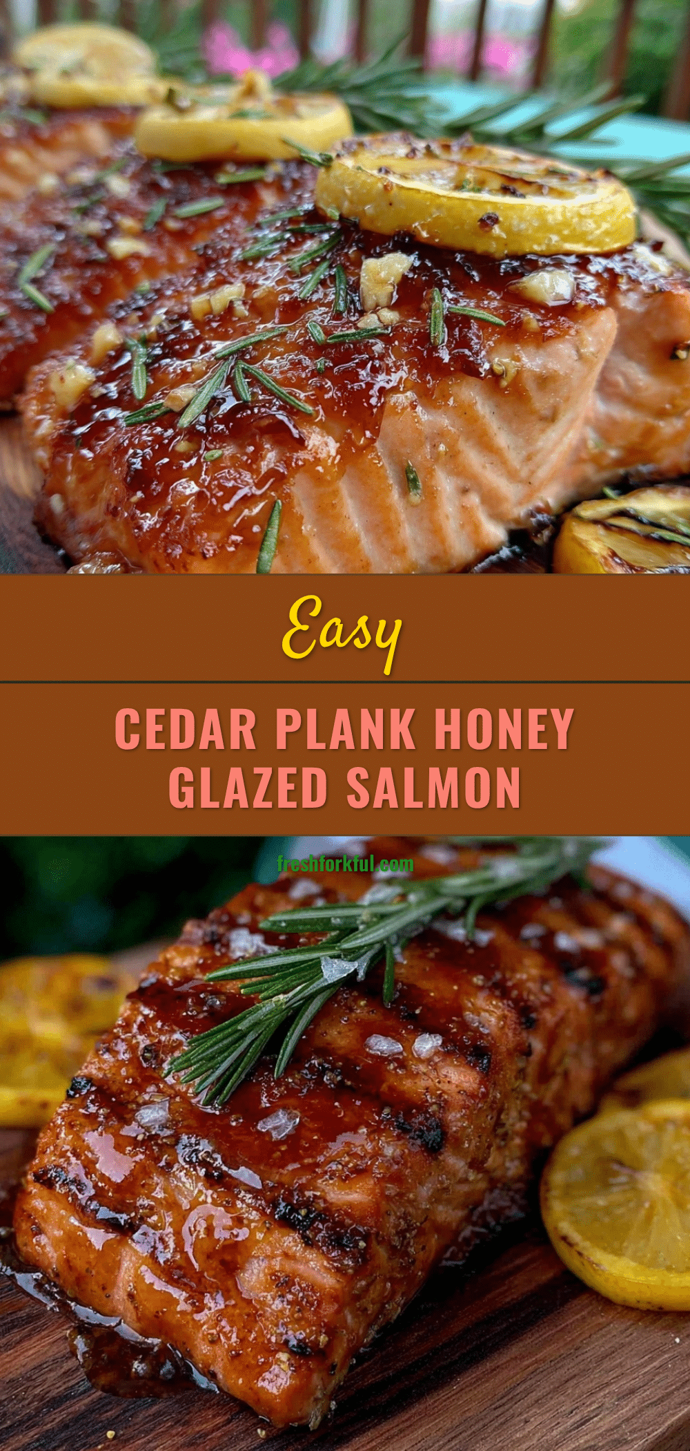 cedar plank honey glazed salmon recipe