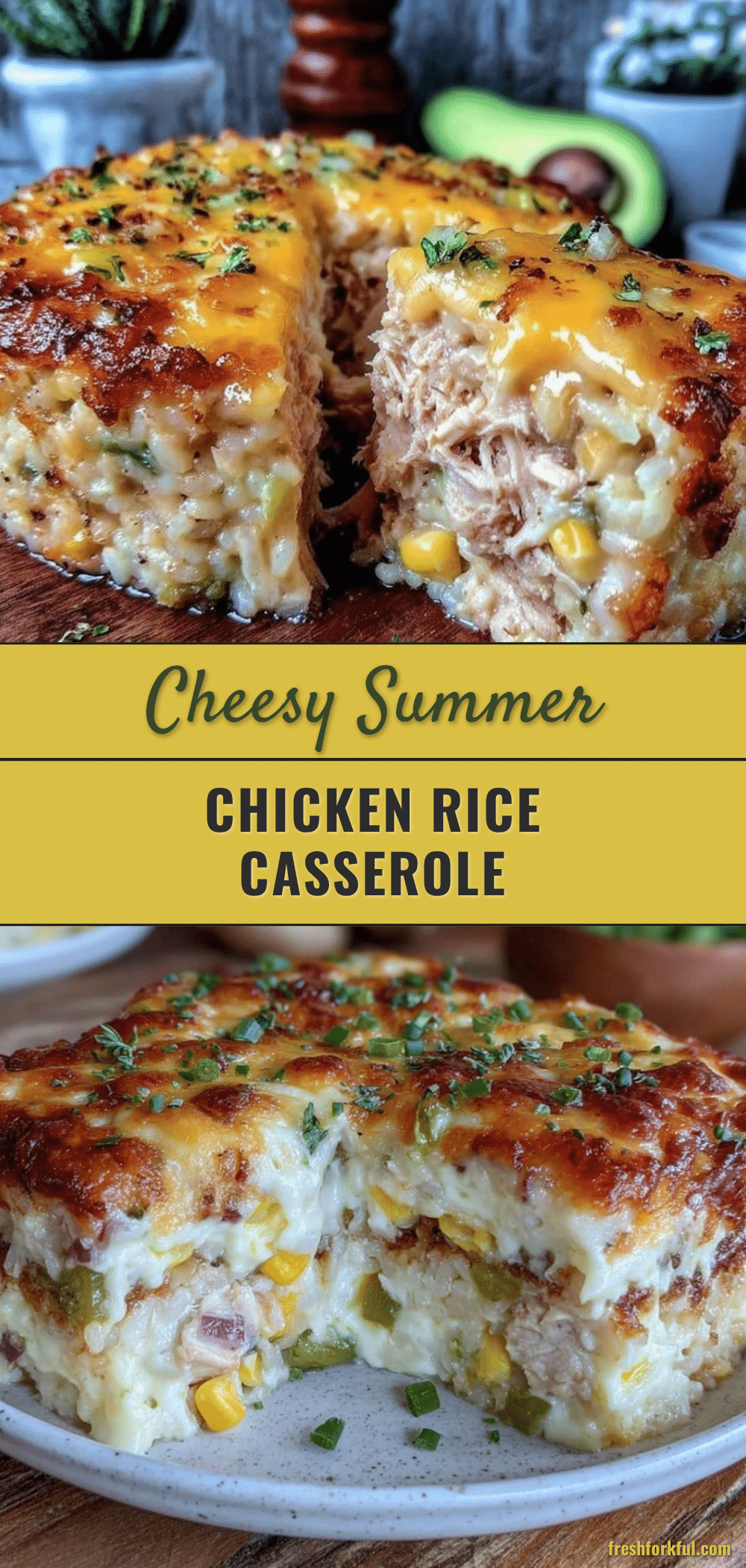 cheesy chicken and rice casserole recipe