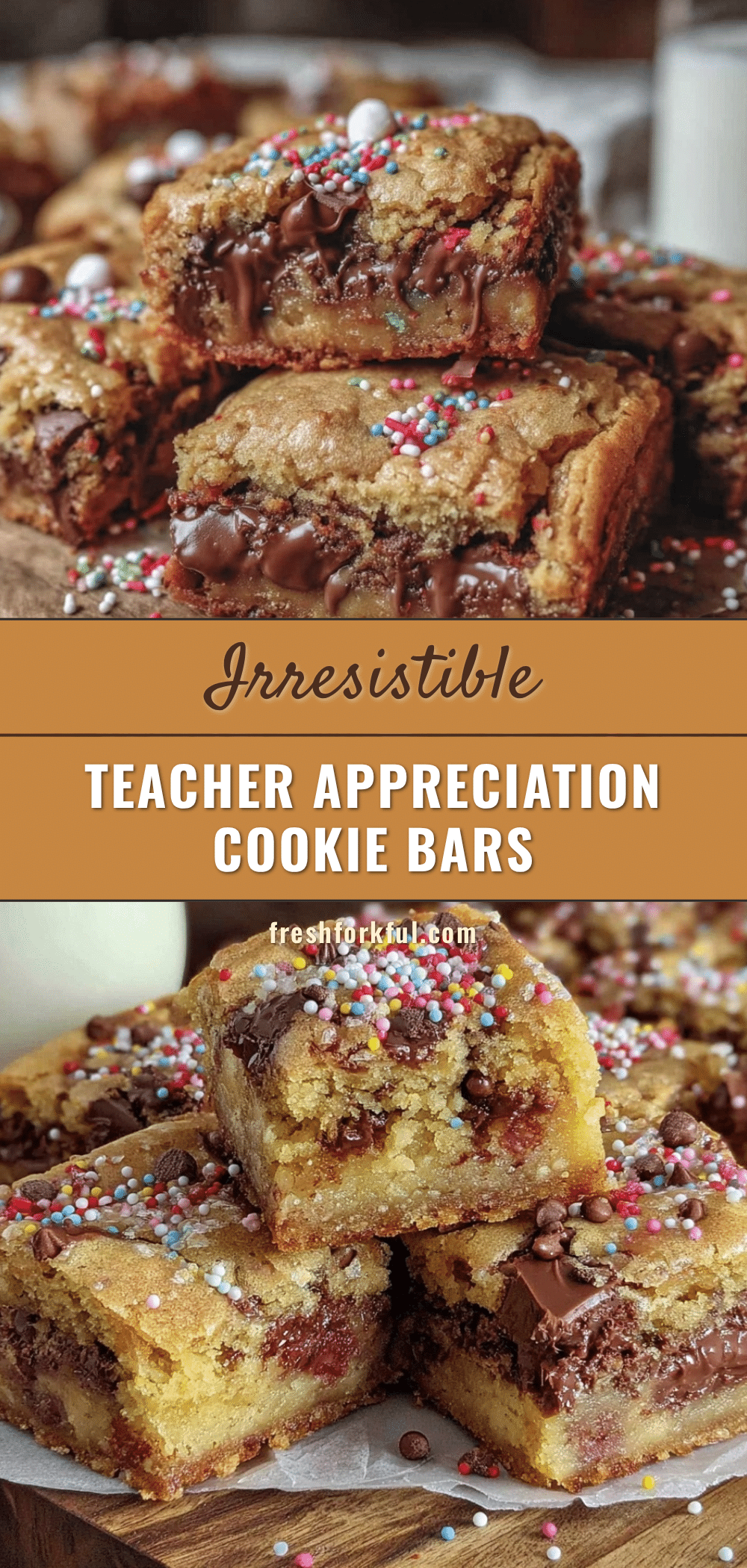 Cozy Teacher Appreciation Cookie Bars recipe