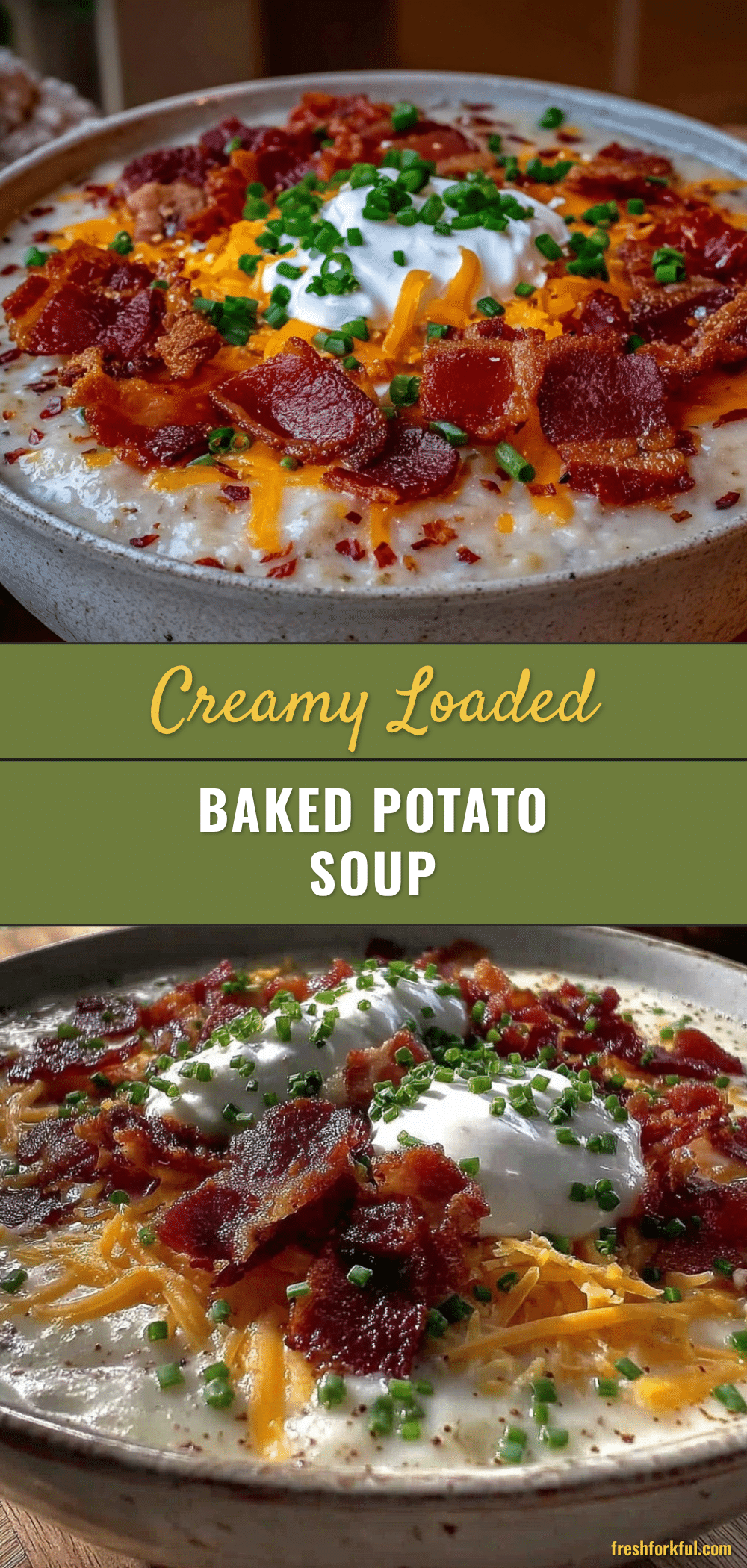 creamy loaded baked potato soup recipe