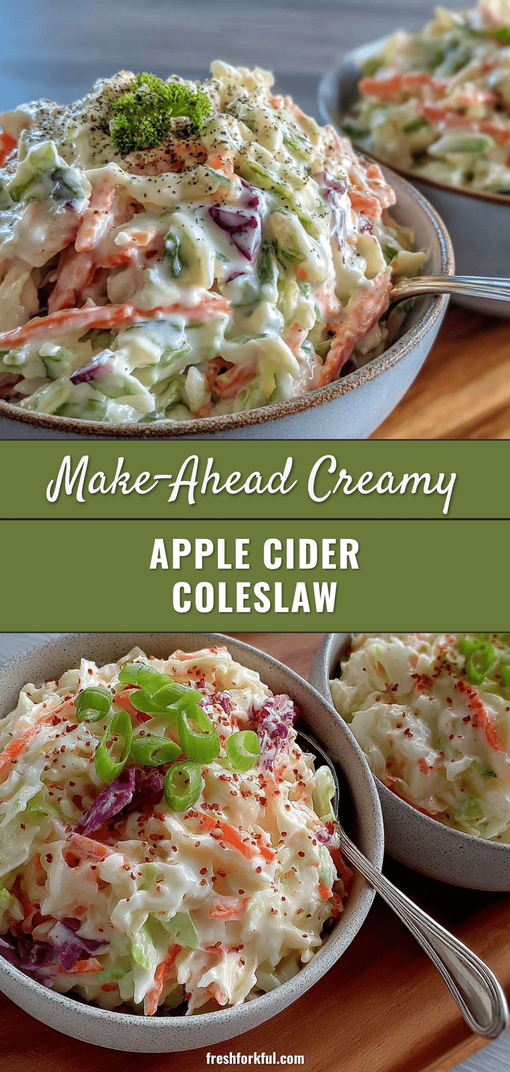 creamy make-ahead coleslaw recipe
