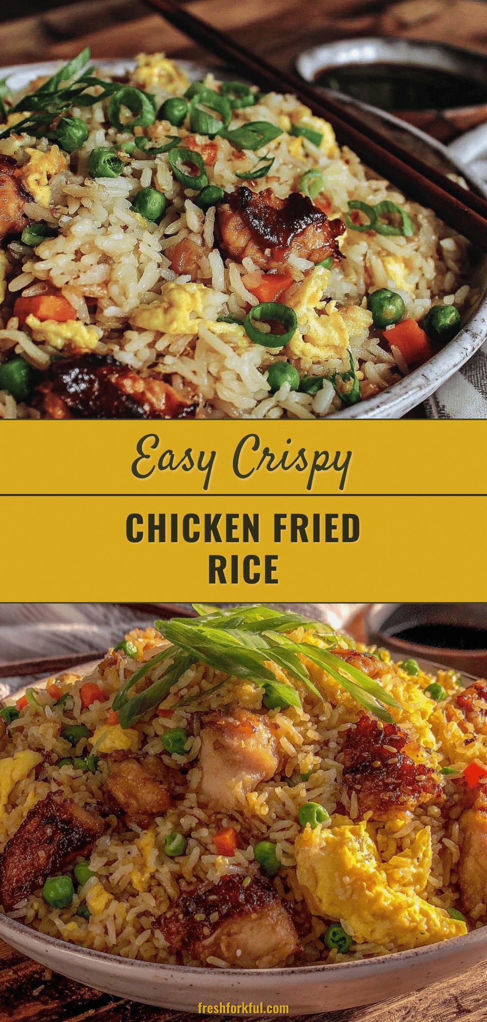 crispy chicken fried rice recipe