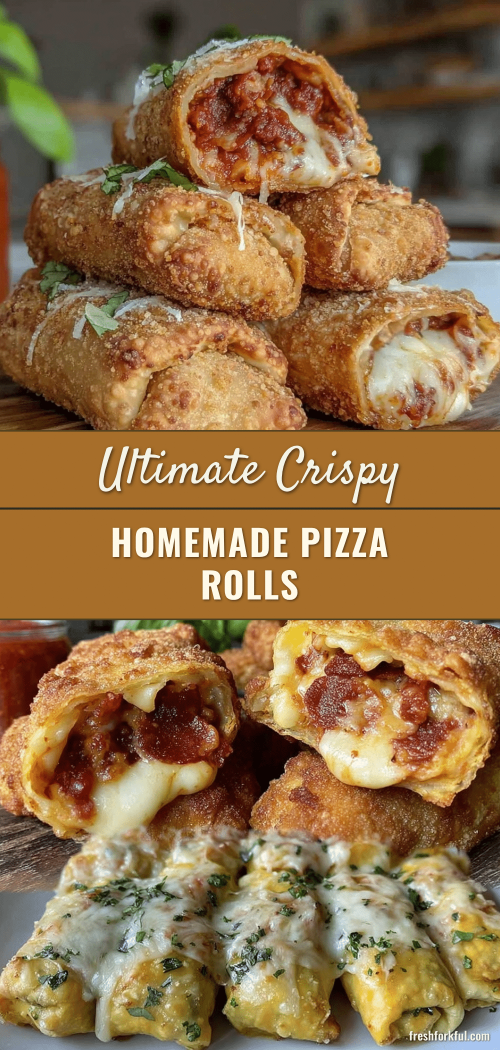 crispy homemade pizza rolls recipe