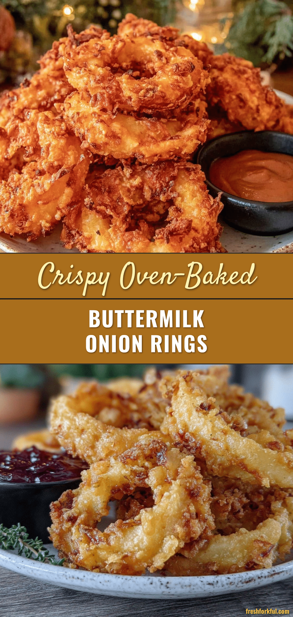 crispy oven-baked buttermilk onion rings recipe