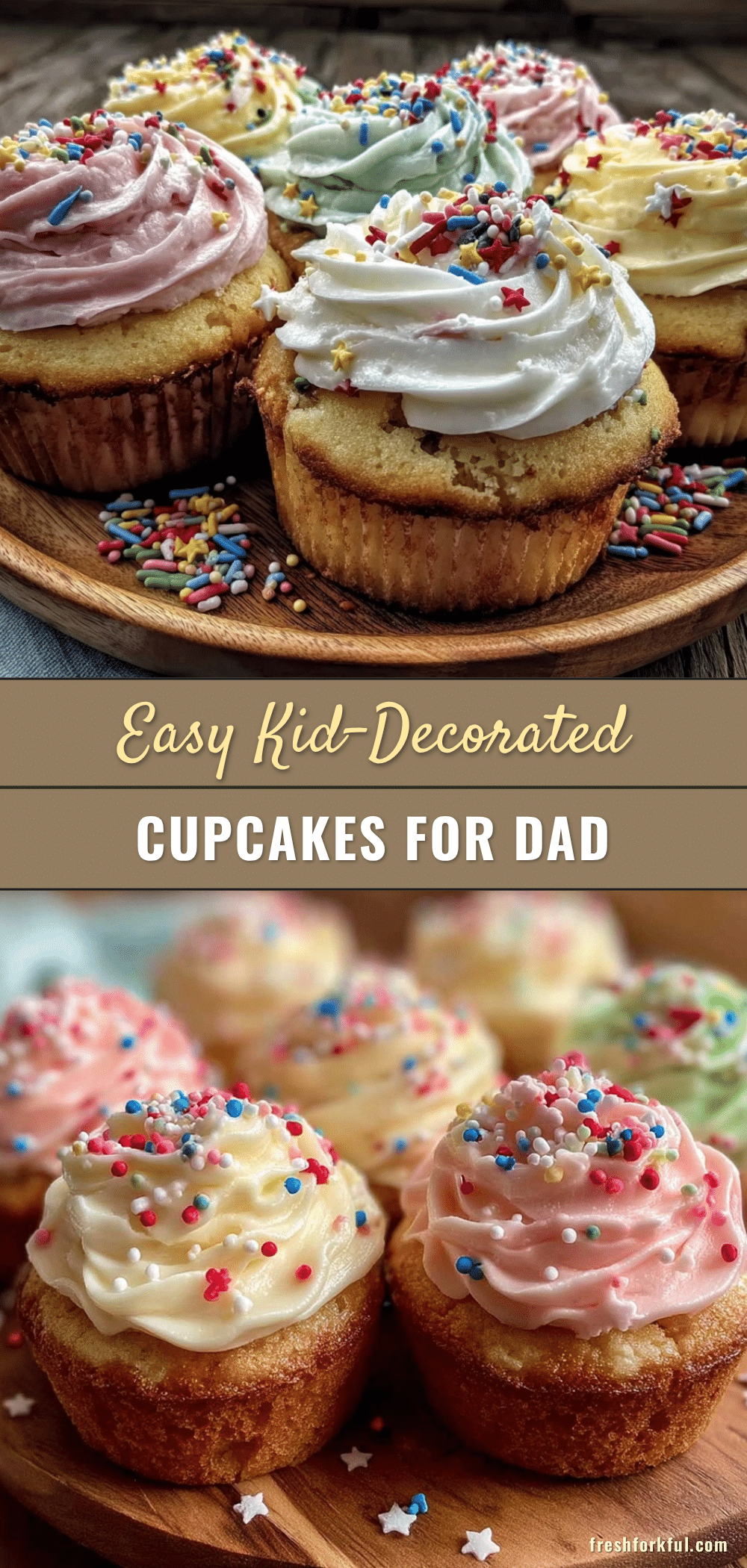 easy kid-decorated cupcakes for dad recipe