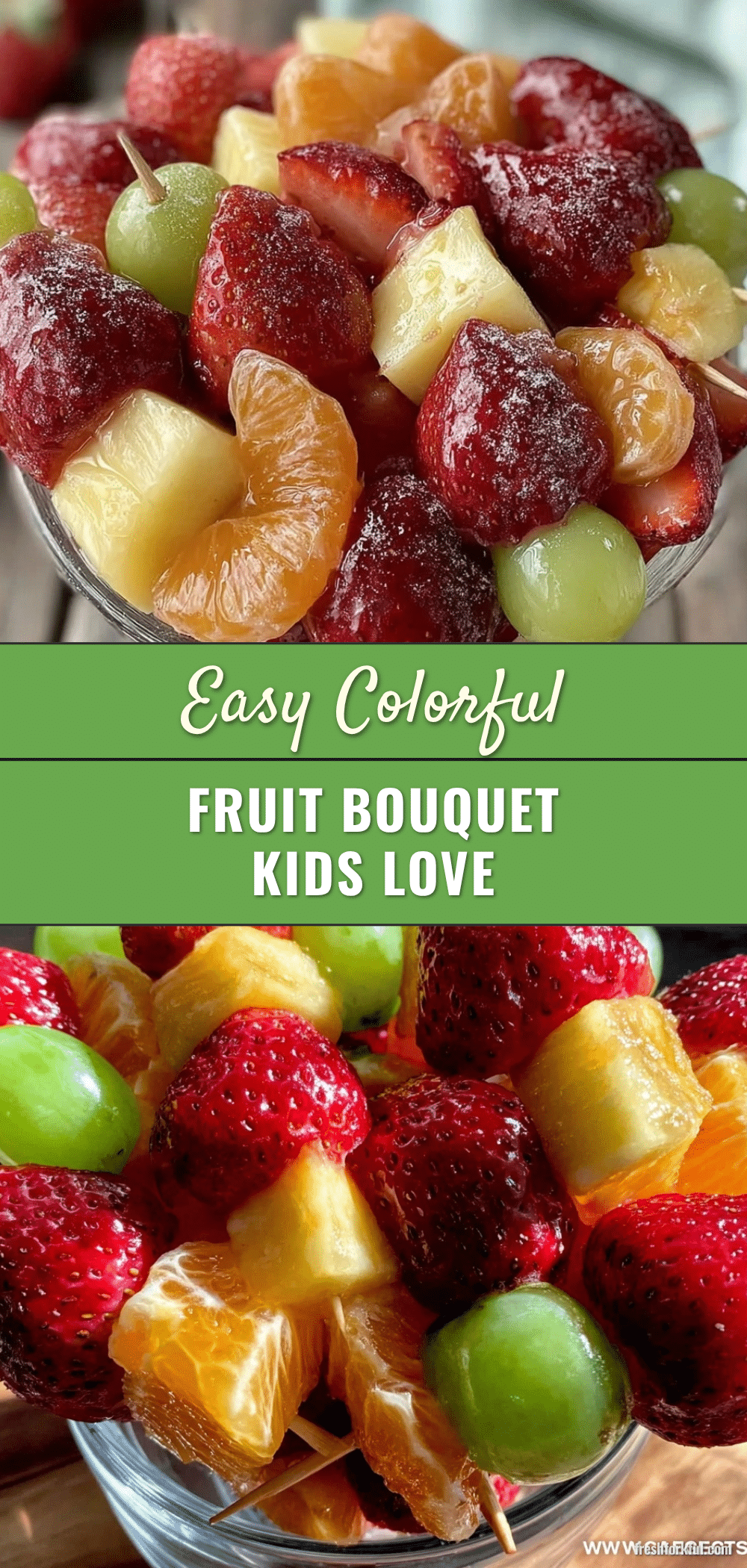 easy simple fruit bouquet recipe