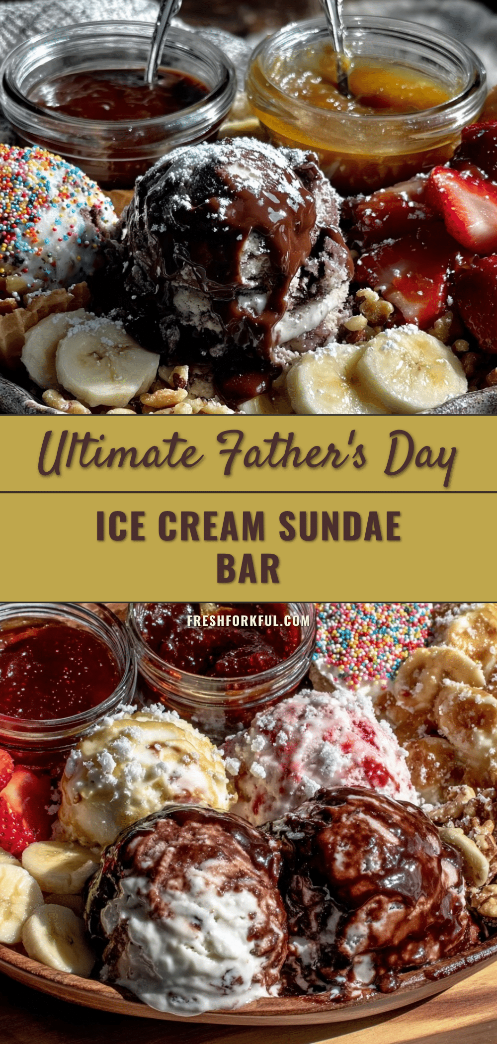 fathers day ice cream sundae bar recipe