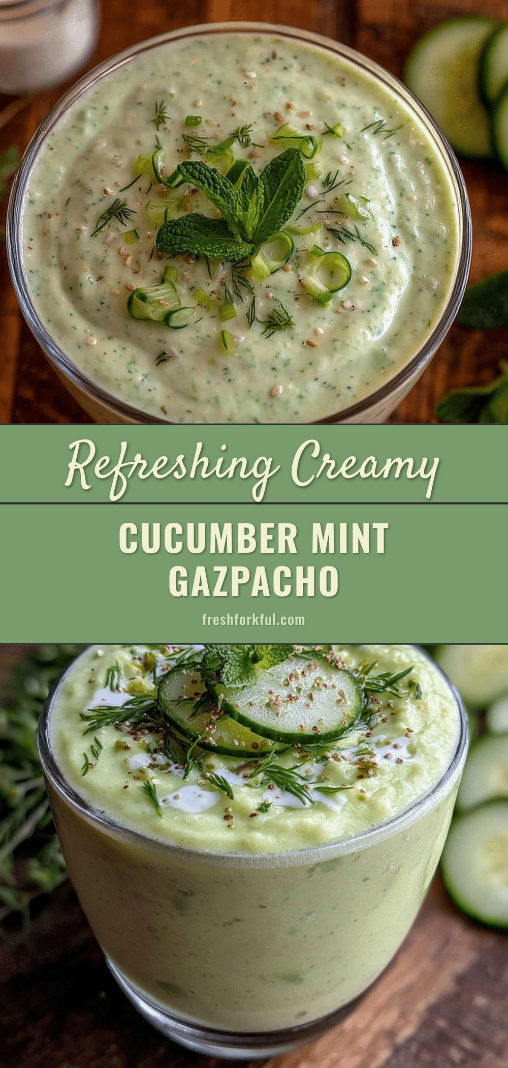 fresh light cucumber mint gazpacho recipe