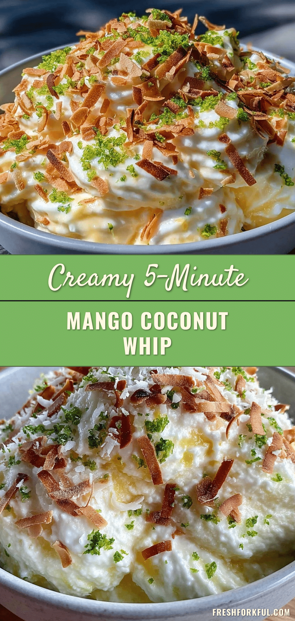 frozen mango coconut whip recipe