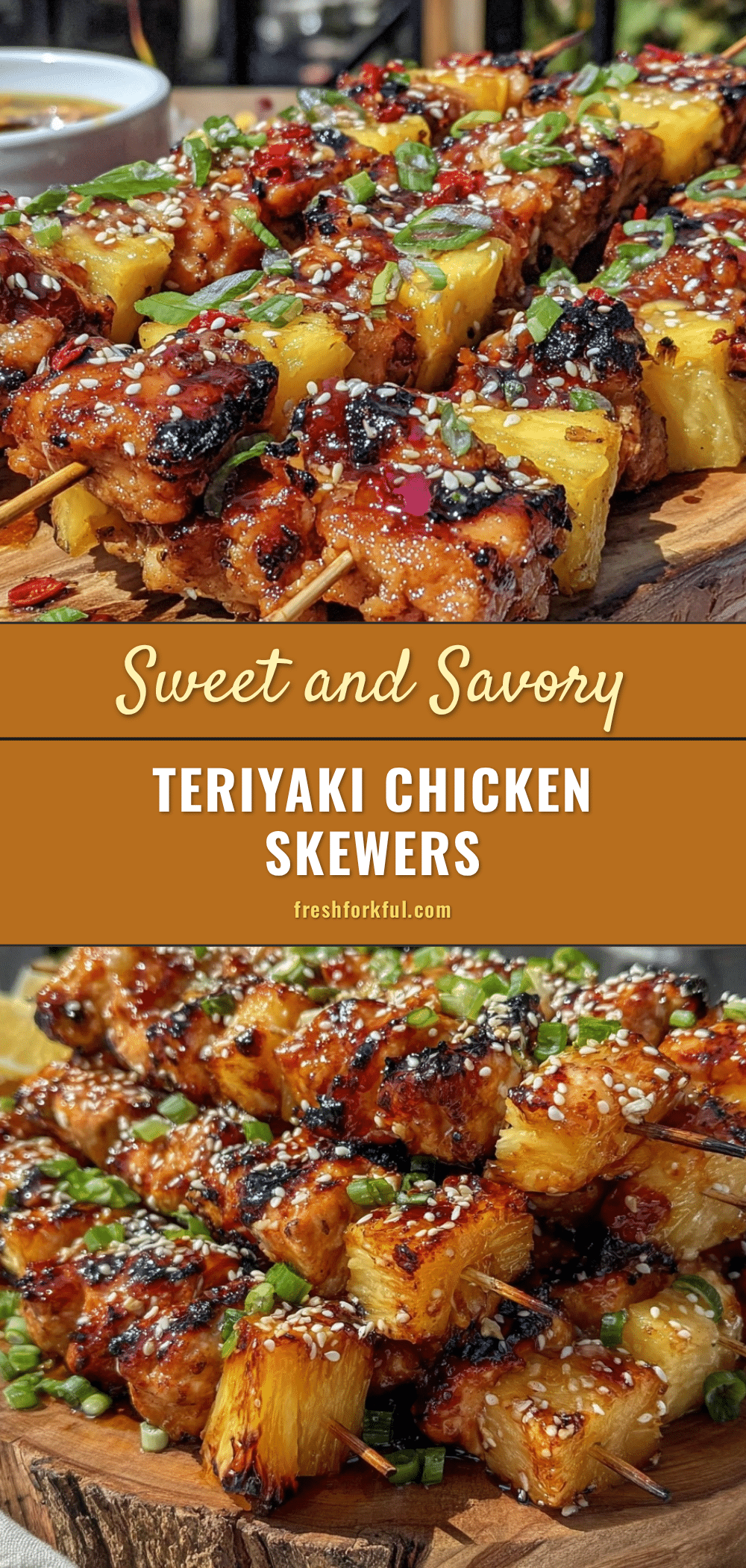 grilled teriyaki pineapple chicken skewers recipe