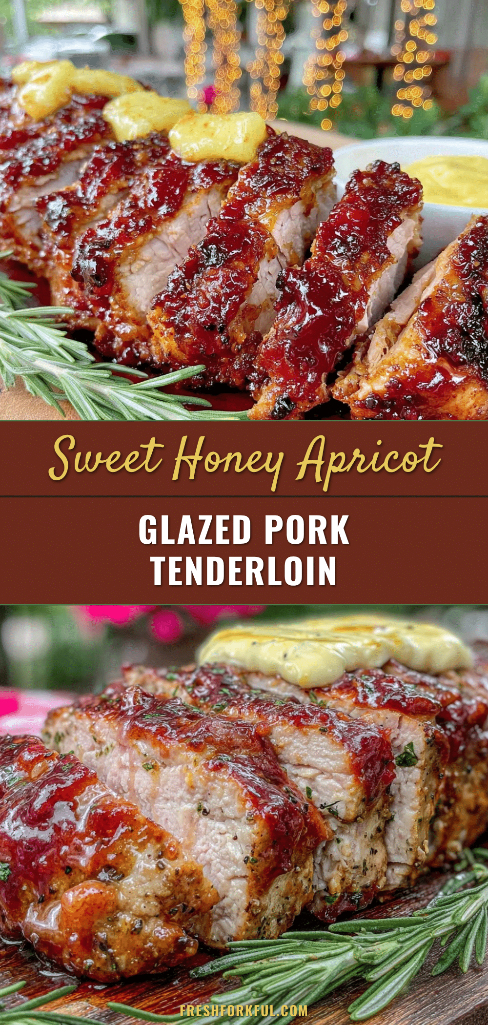 honey apricot glazed pork tenderloin recipe