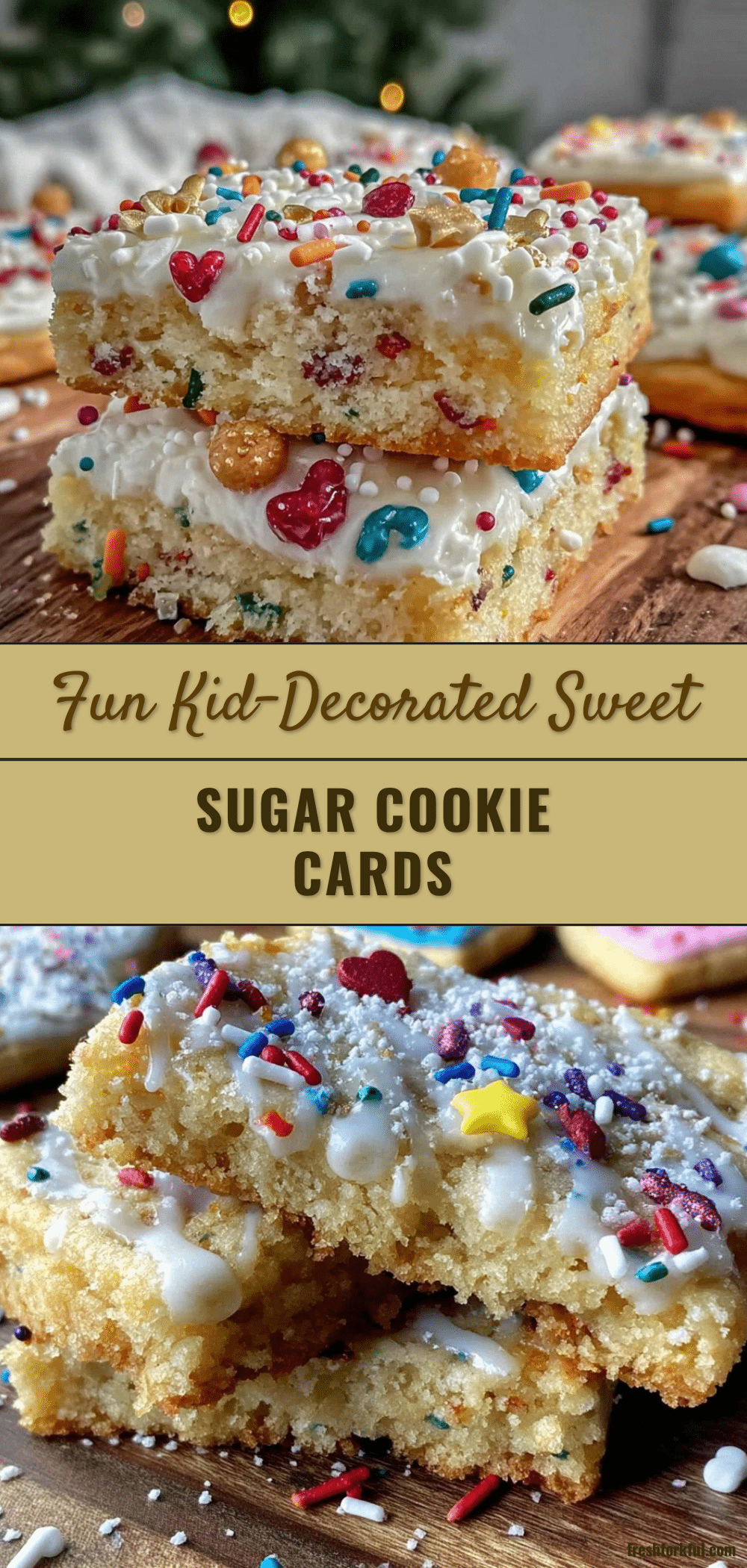kid-decorated sugar cookie cards recipe