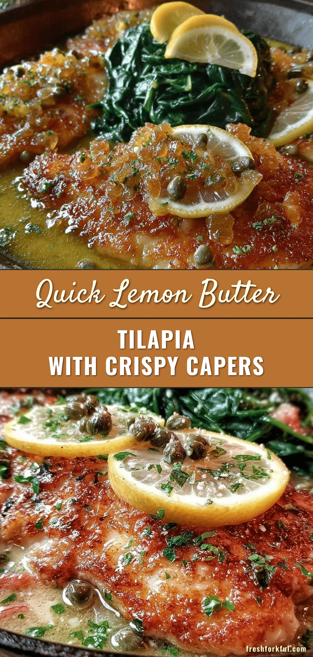 one-pan lemon butter tilapia recipe