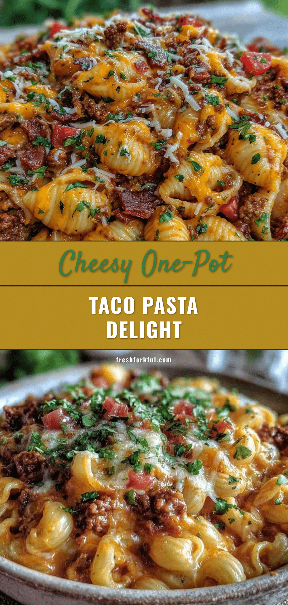 one-pot cheesy taco pasta recipe