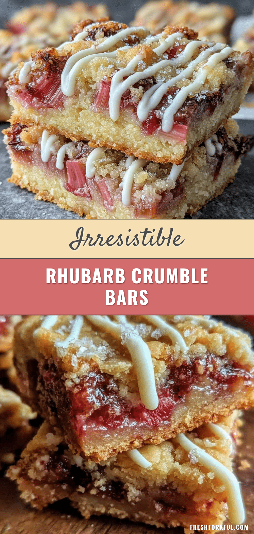 rhubarb crumble bars recipe