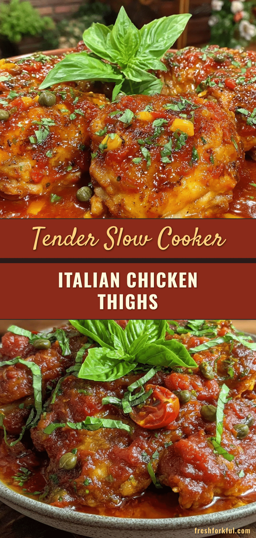 slow cooker italian chicken thighs recipe