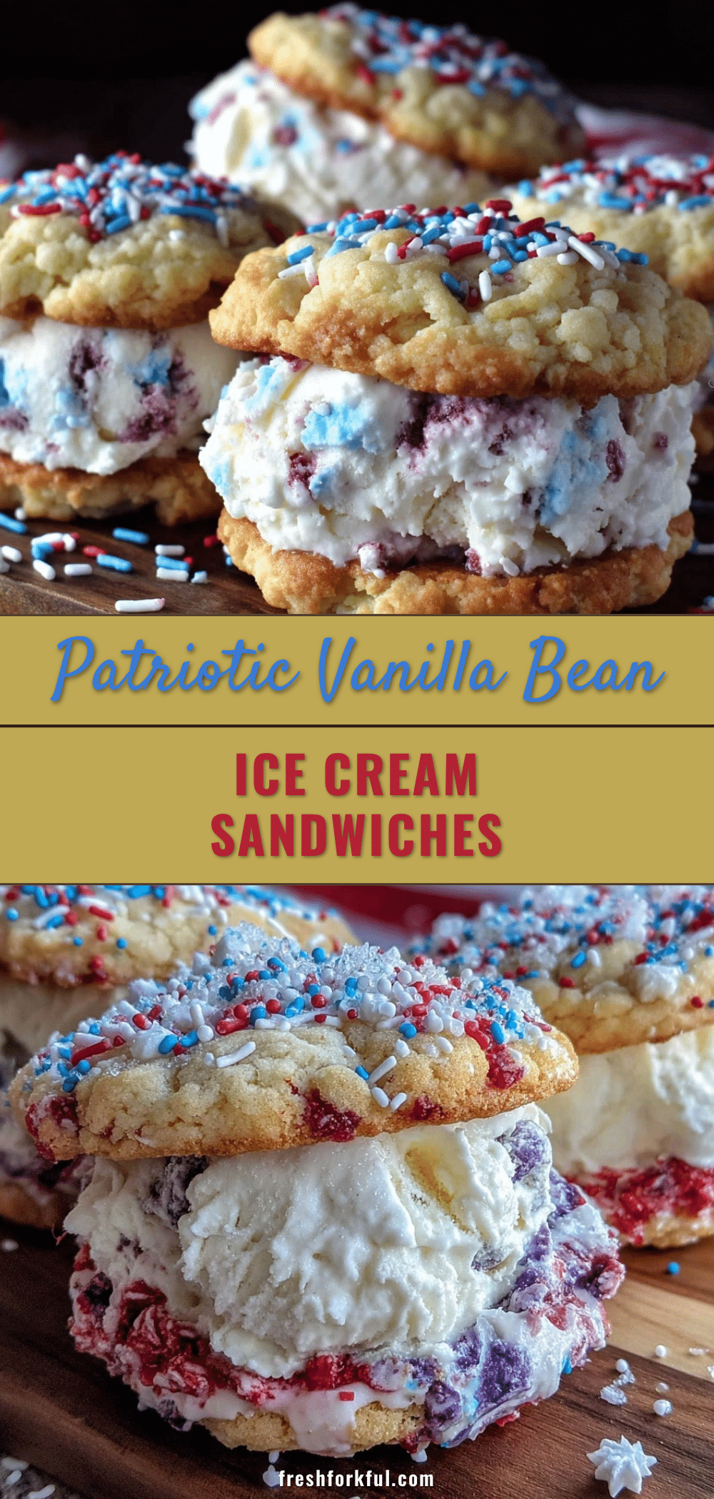 vanilla bean ice cream sandwiches recipe
