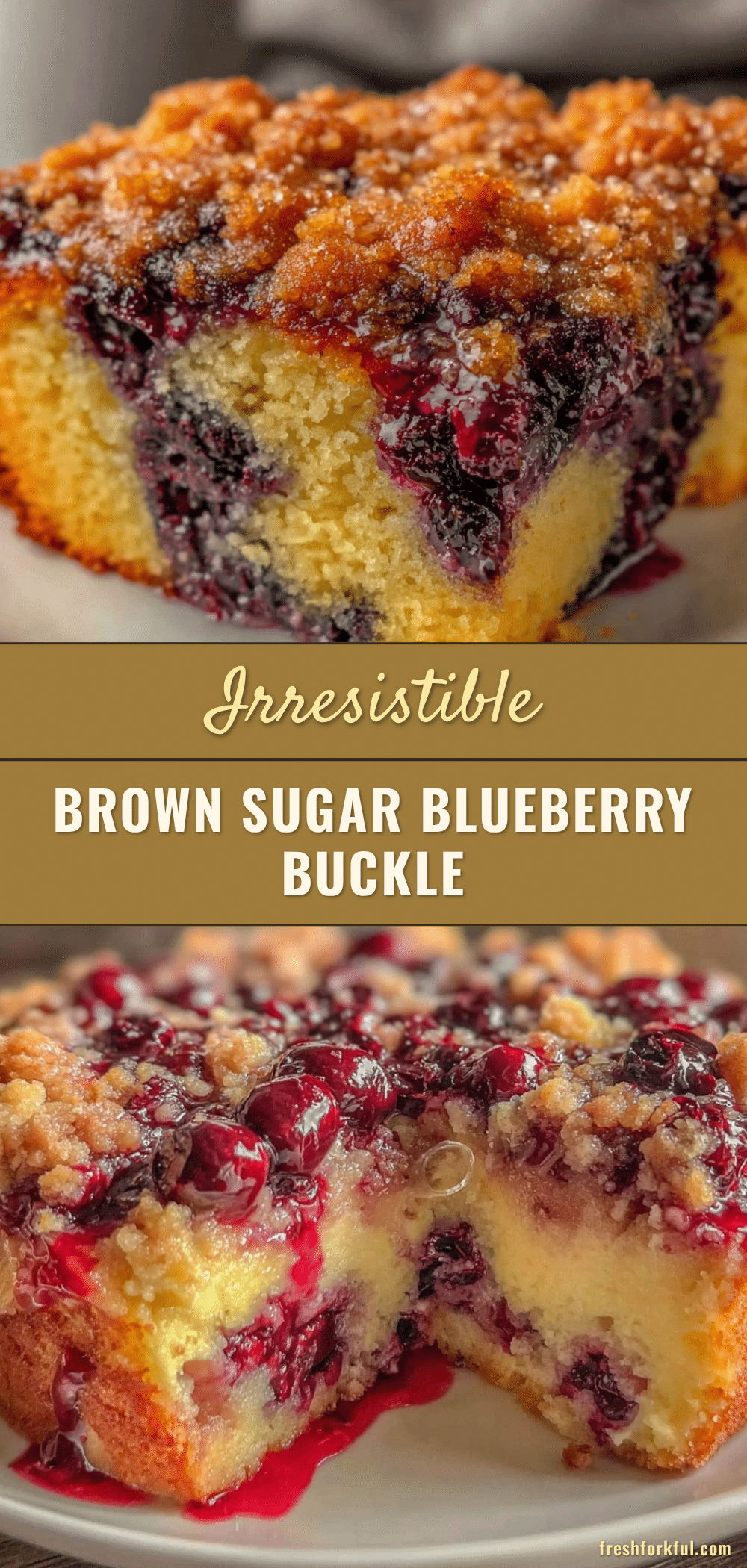 brown sugar blueberry buckle recipe